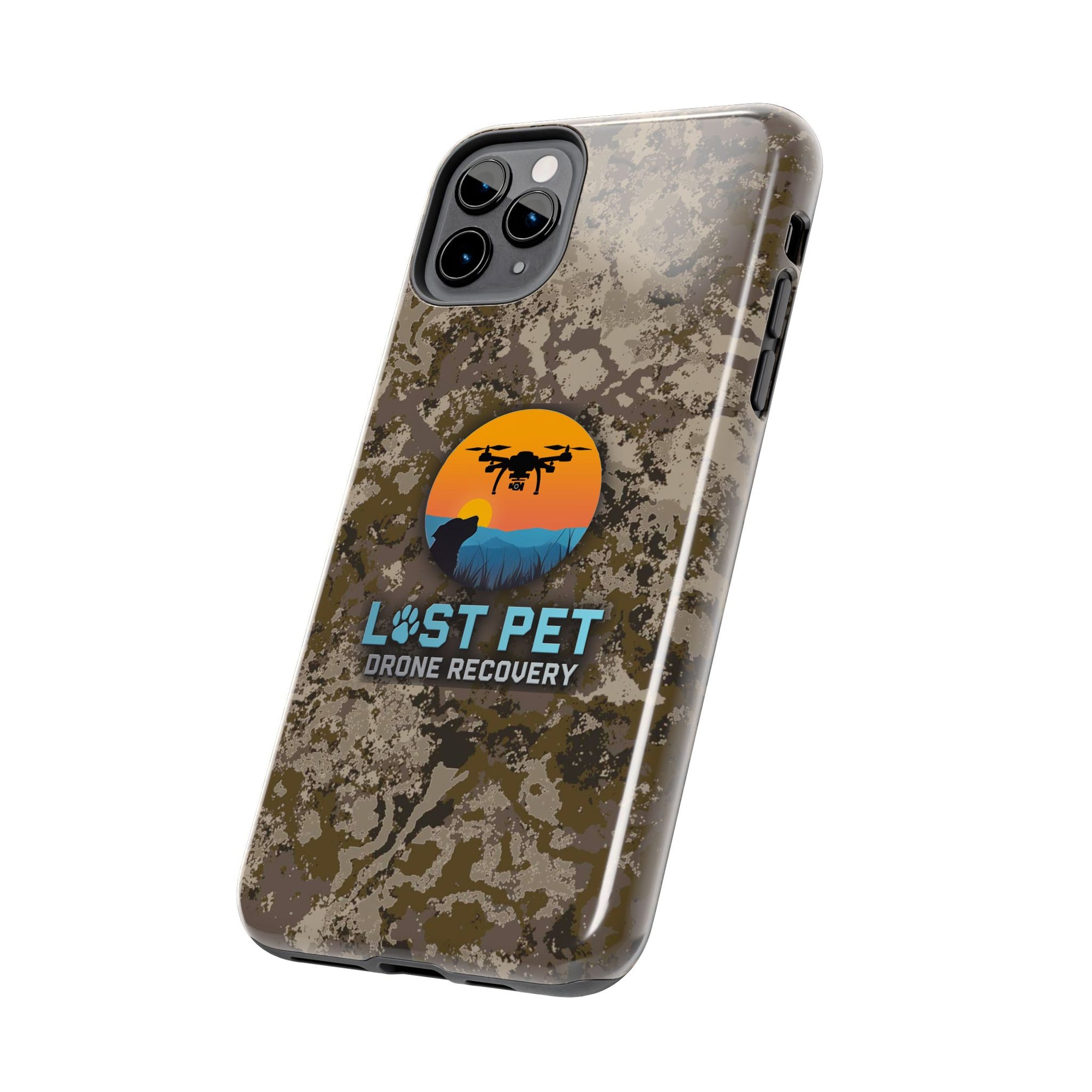 Lost Pet Drone Recovery Phone Case - Camo