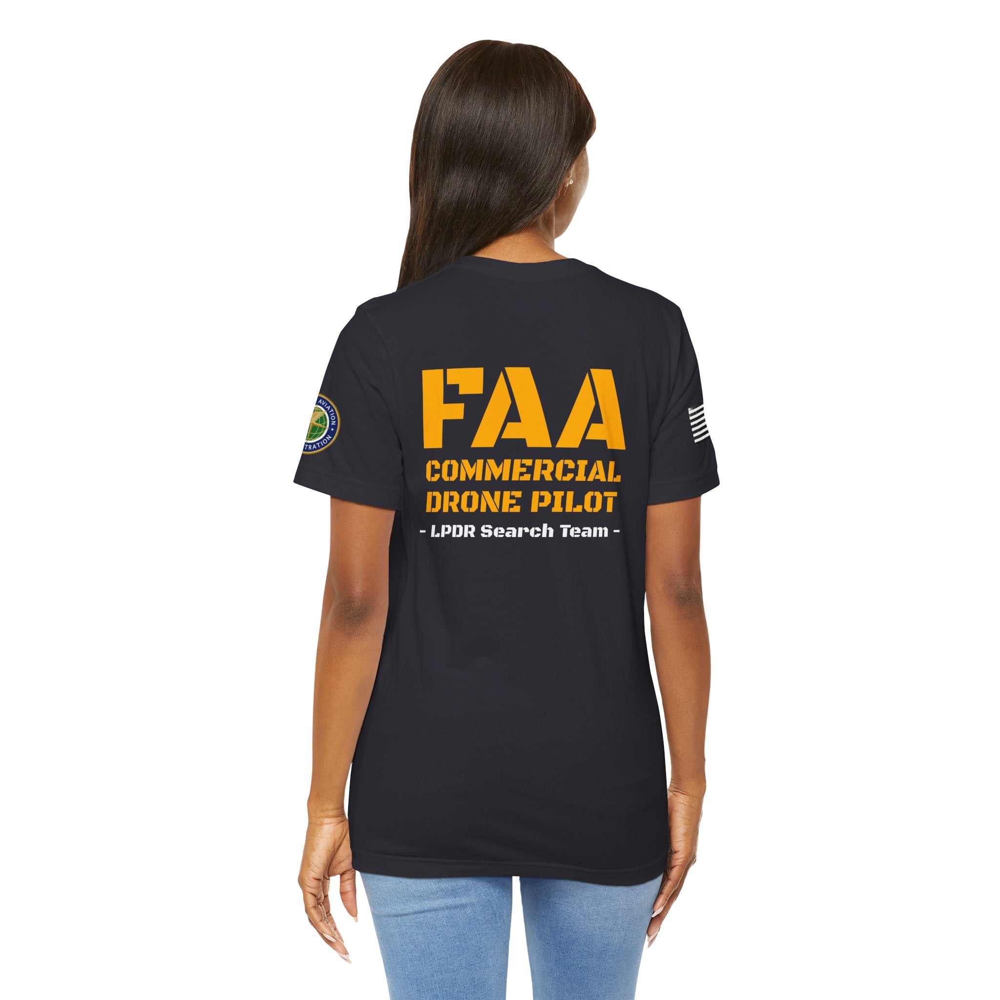 Custom FAA Drone Pilot Tee - LPDR