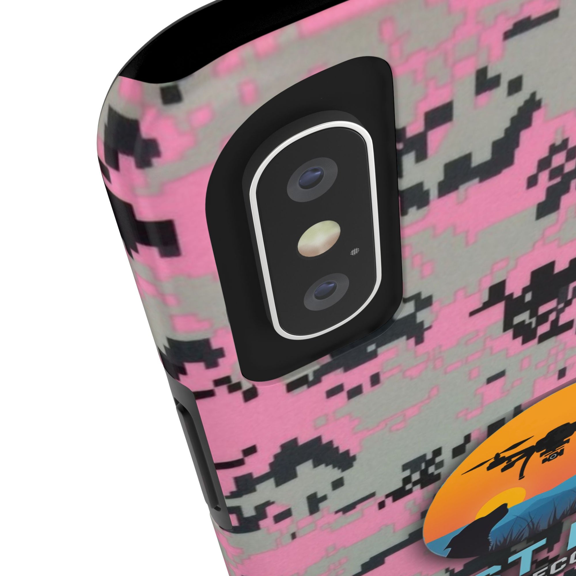 Lost Pet Drone Recovery Phone Case - Pink Camo