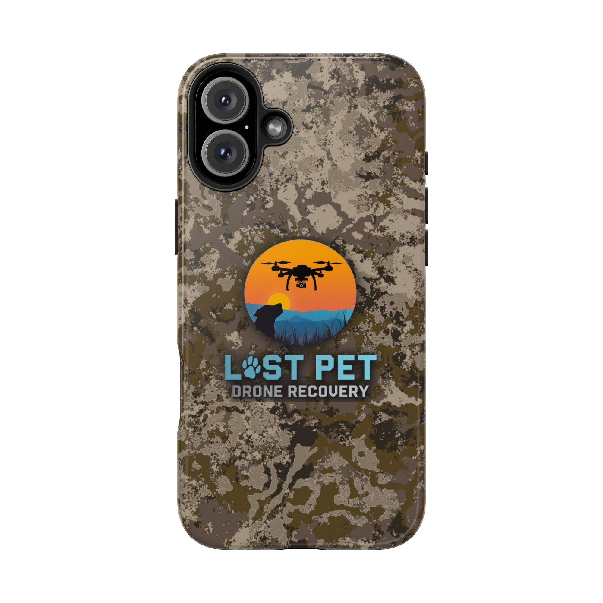 Lost Pet Drone Recovery Phone Case - Camo