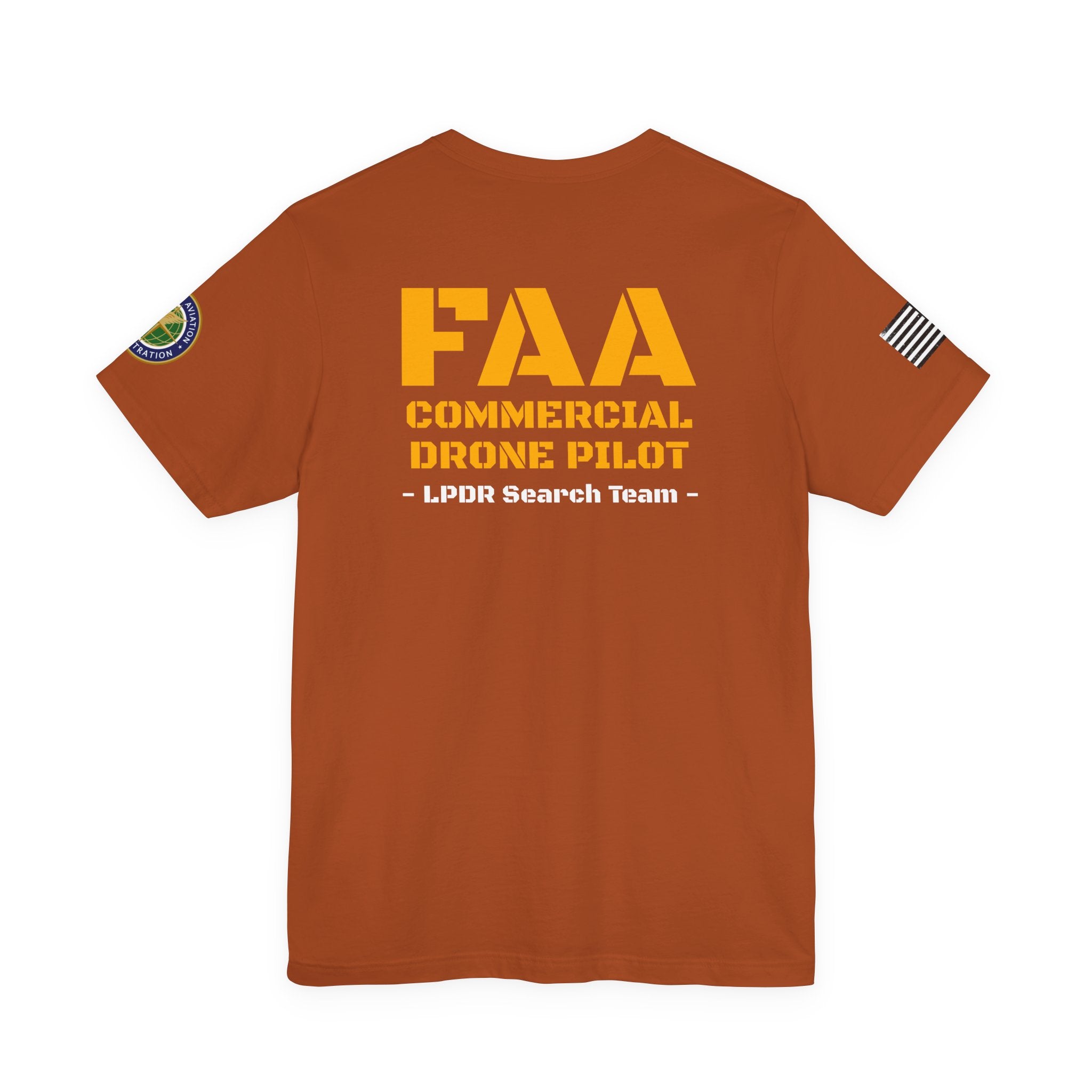 Custom FAA Drone Pilot Tee - LPDR