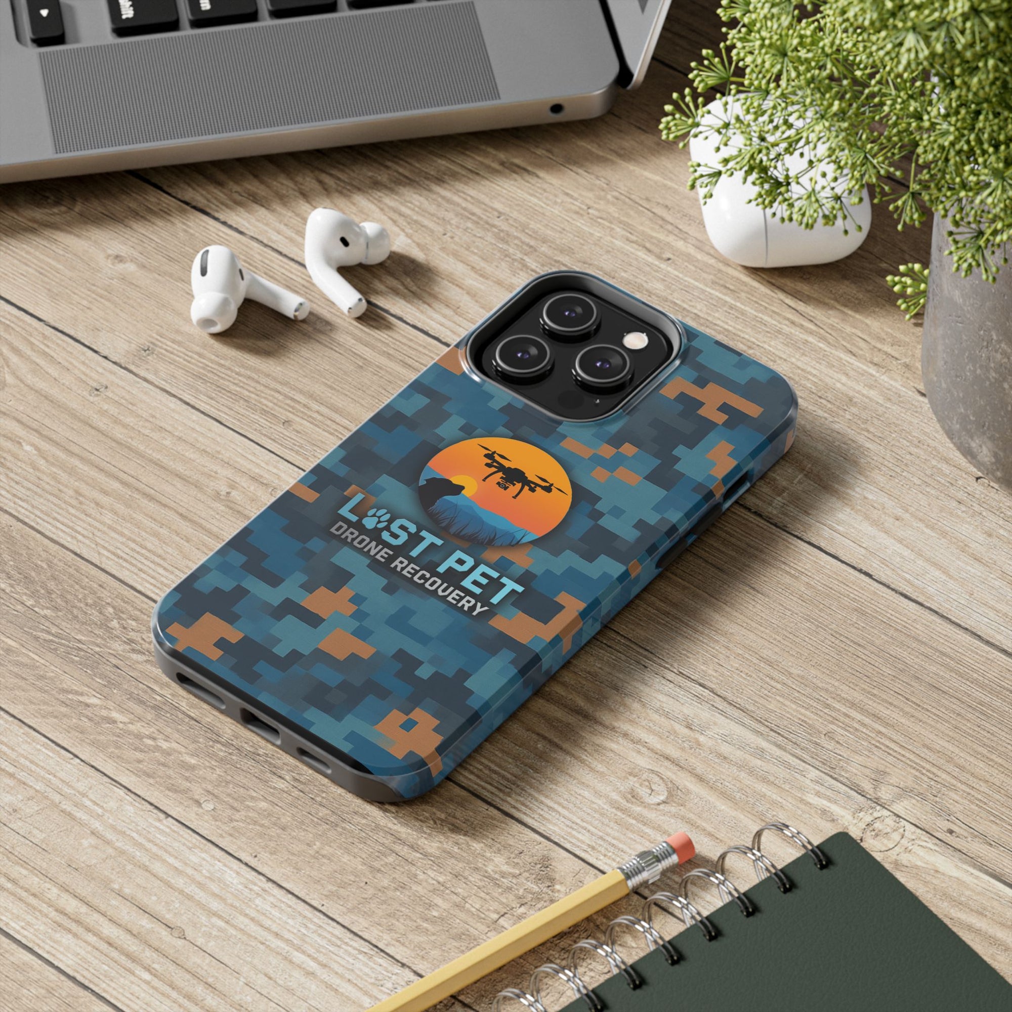 Lost Pet Drone Recovery Phone Case - *Signature LPDR Brand Camo*