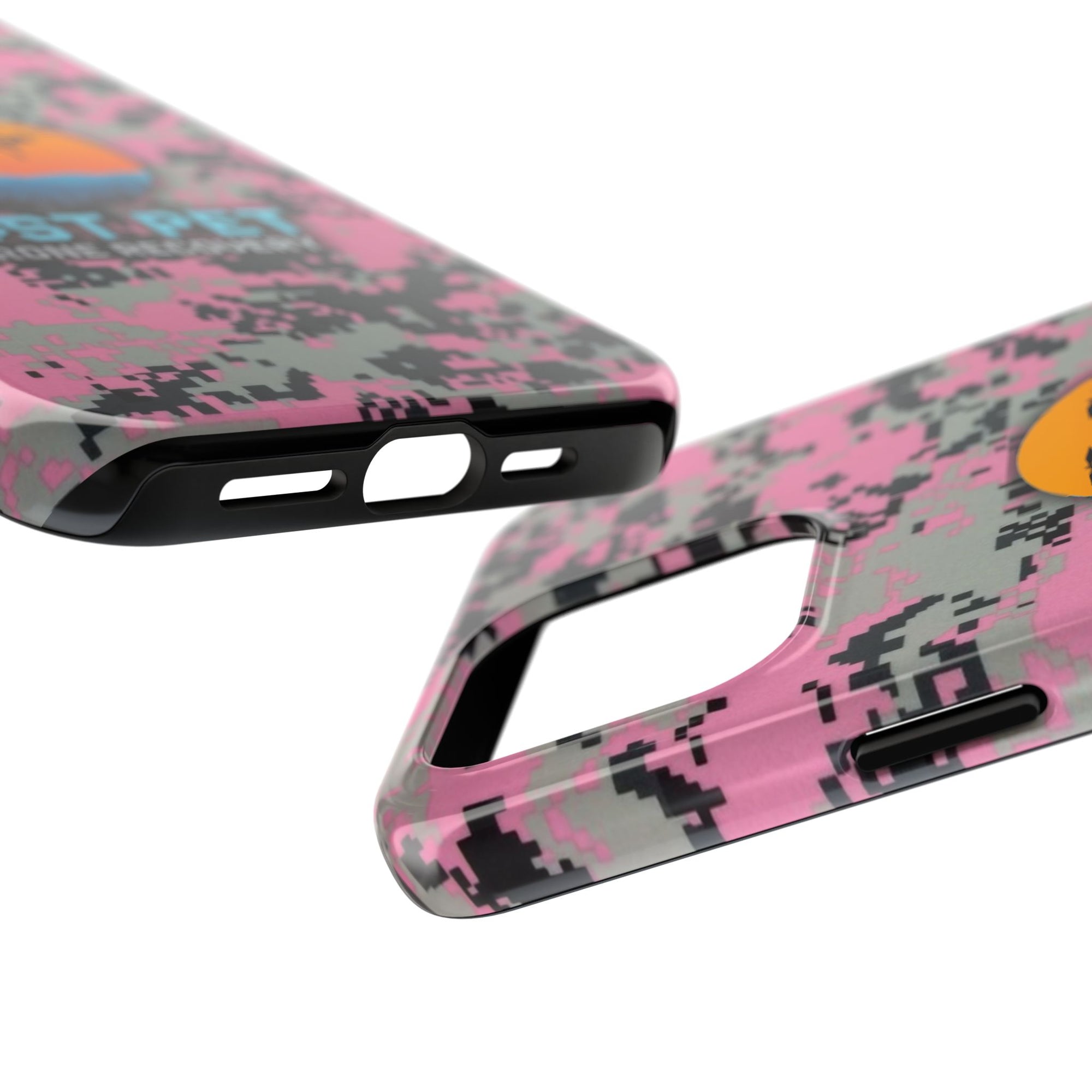 Lost Pet Drone Recovery Phone Case - Pink Camo