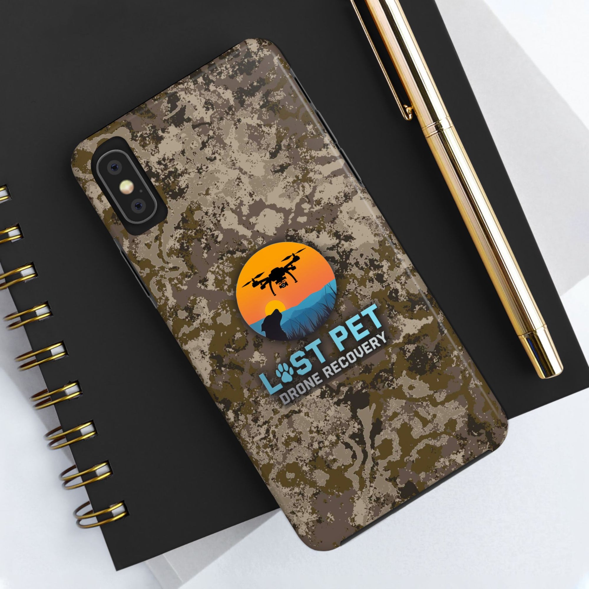 Lost Pet Drone Recovery Phone Case - Camo
