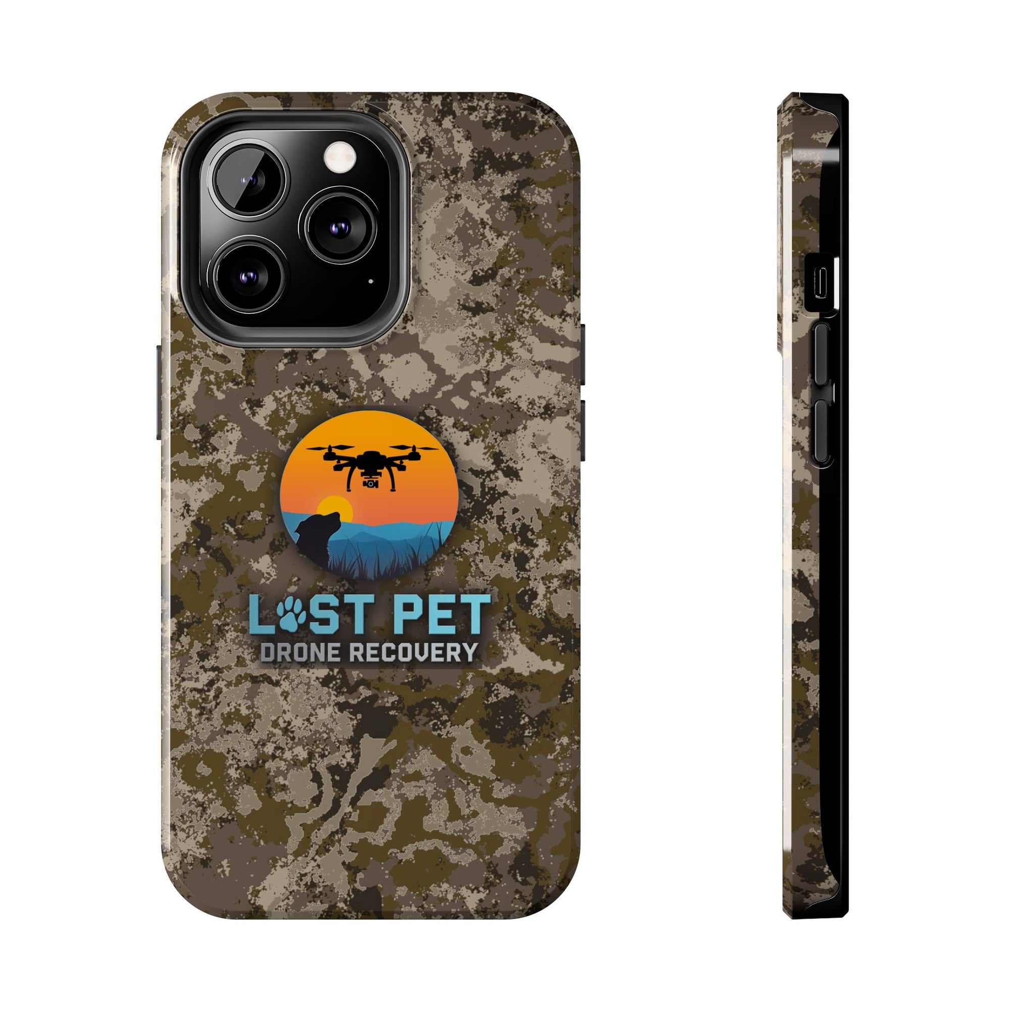 Lost Pet Drone Recovery Phone Case - Camo