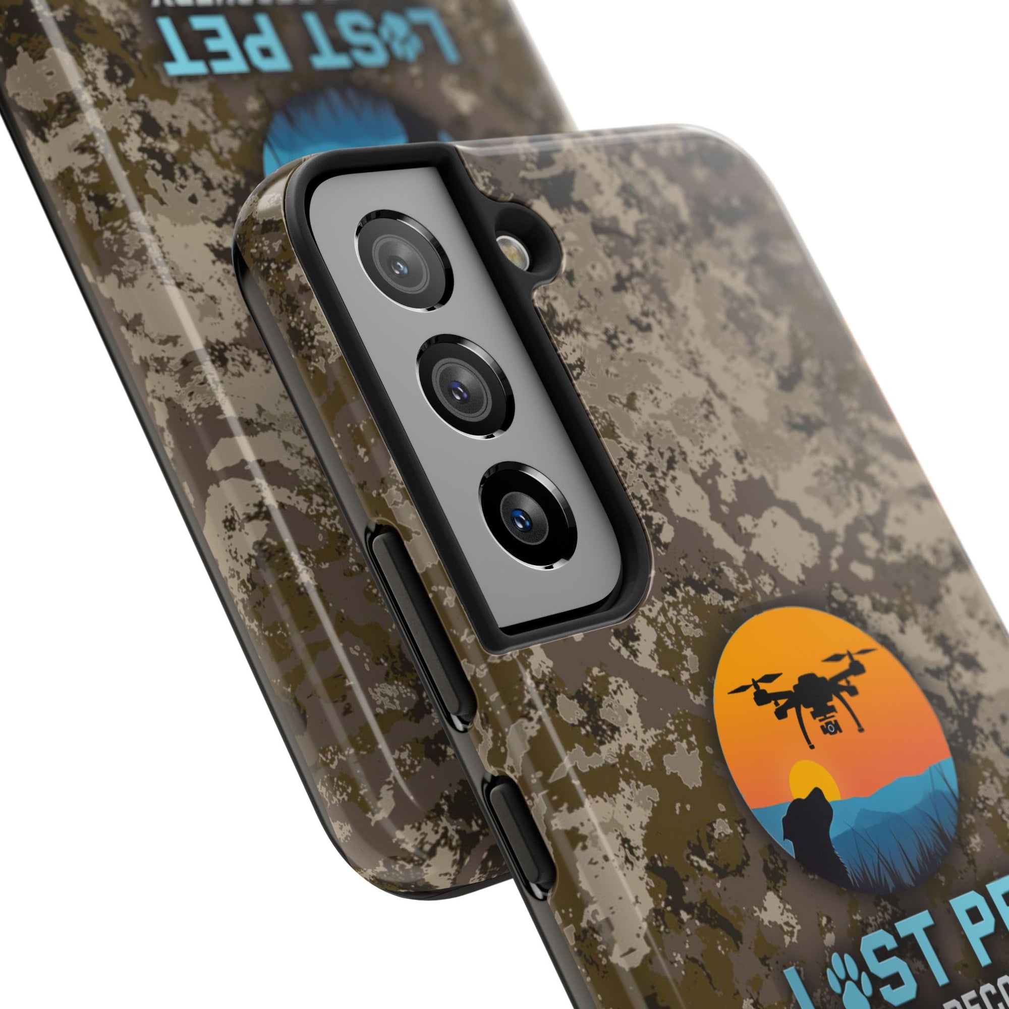 Lost Pet Drone Recovery Phone Case - Camo