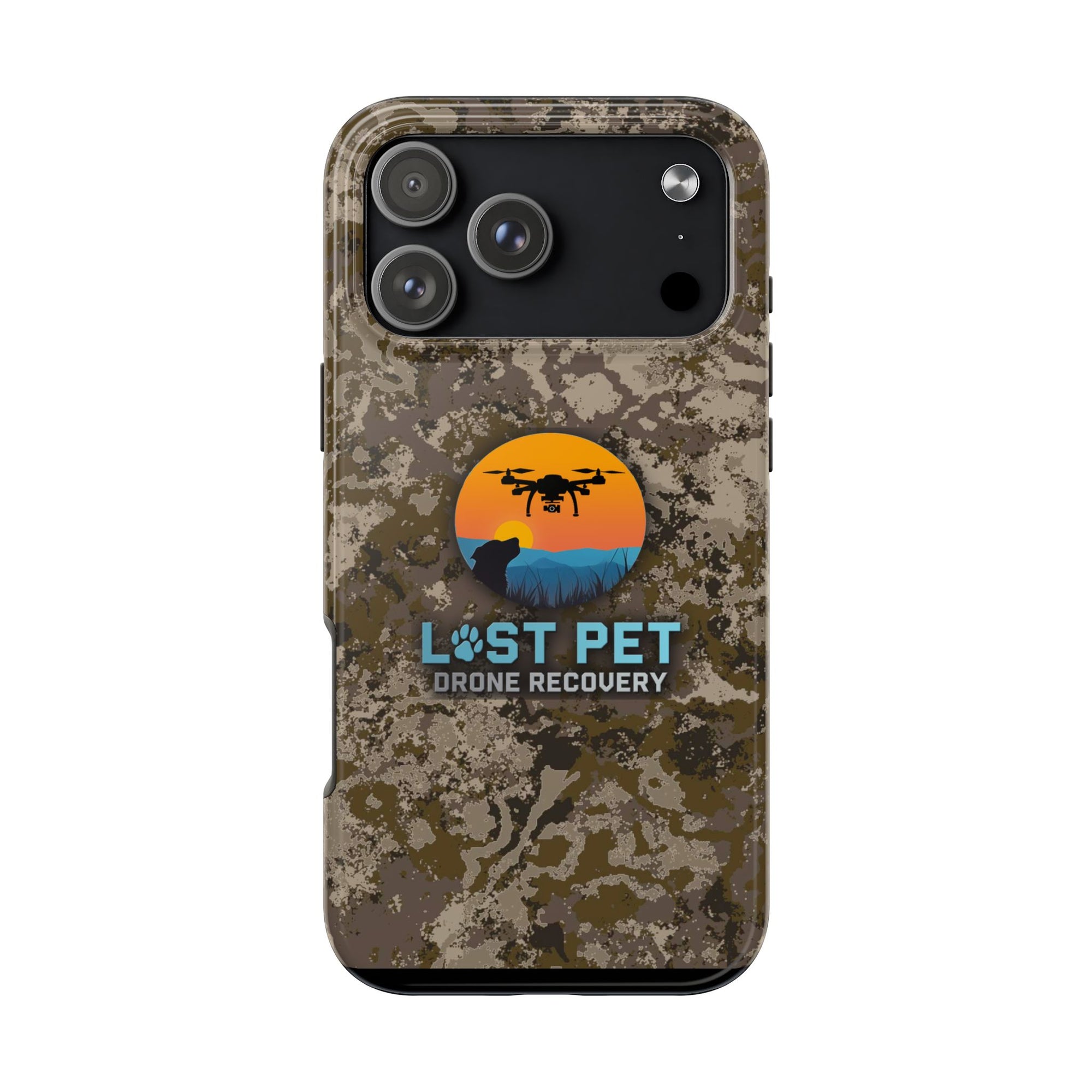 Lost Pet Drone Recovery Phone Case - Camo