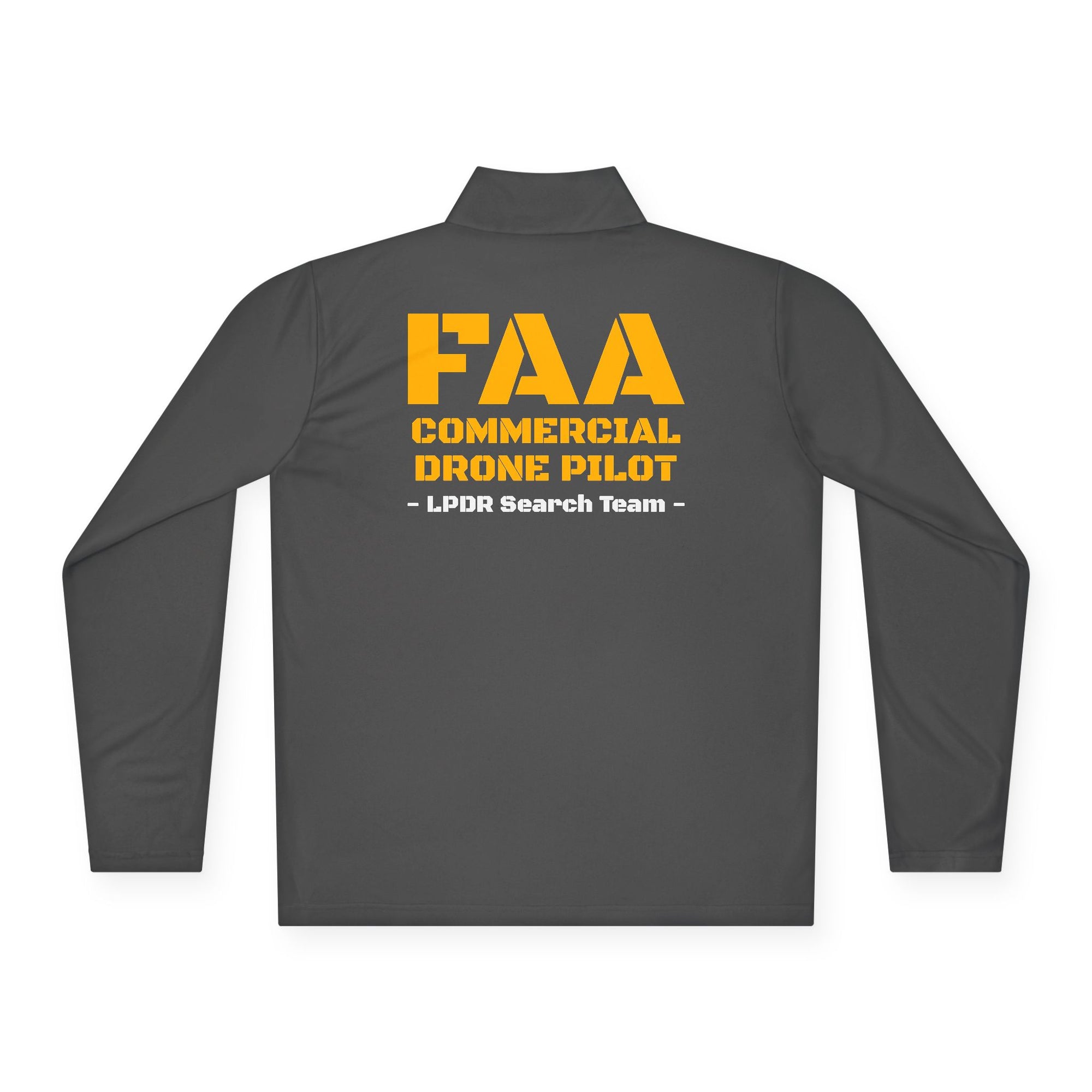 Drone Pilot Quarter-Zip Pullover - FAA LPDR Design