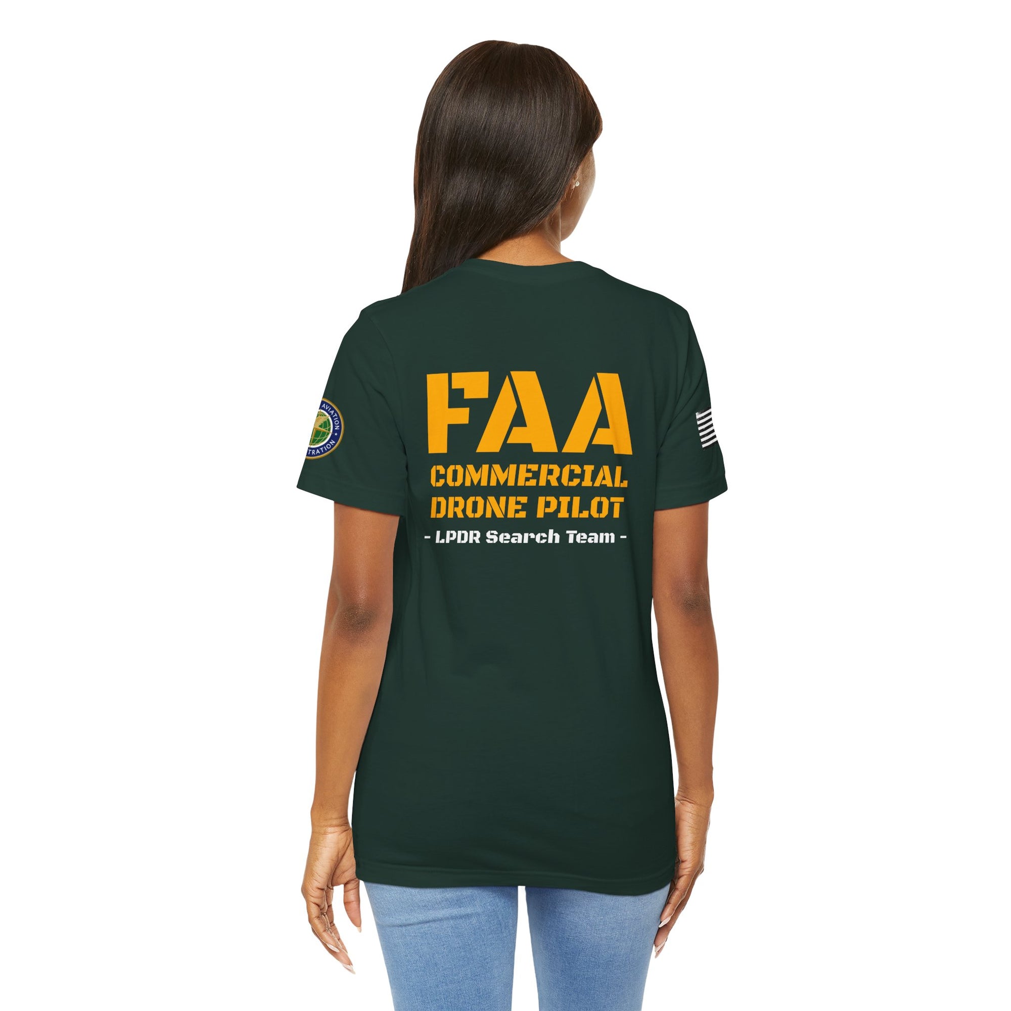 Custom FAA Drone Pilot Tee - LPDR