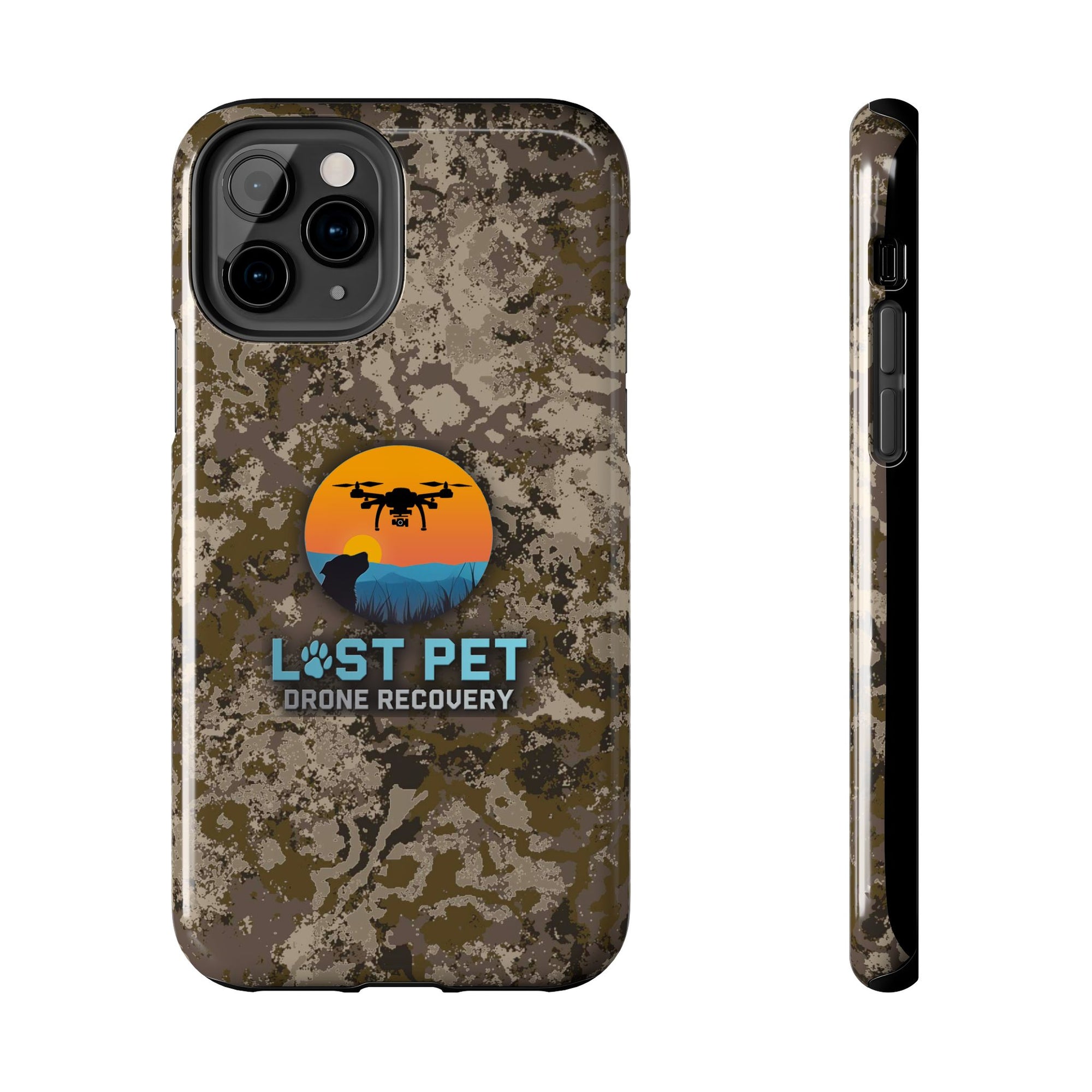 Lost Pet Drone Recovery Phone Case - Camo