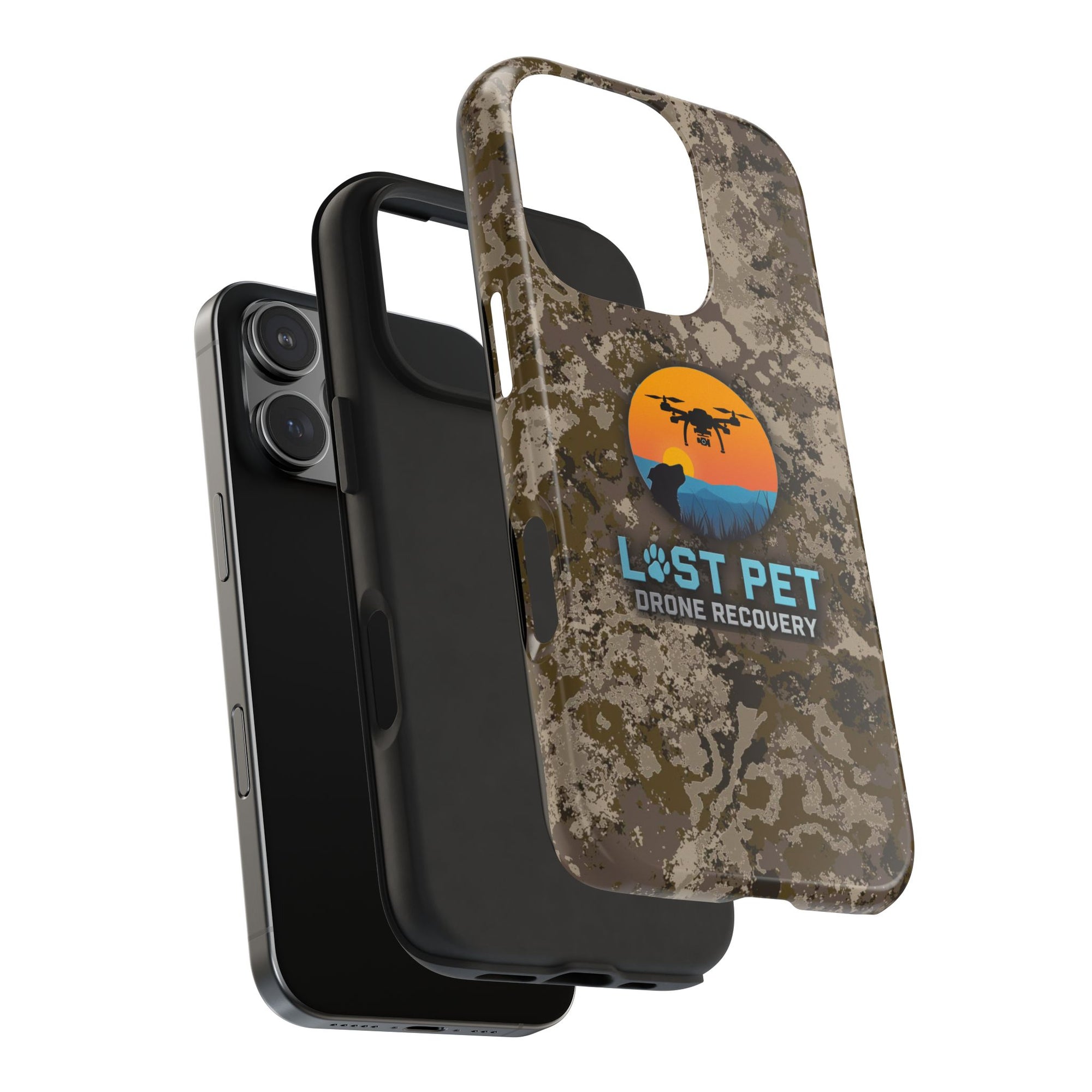 Lost Pet Drone Recovery Phone Case - Camo