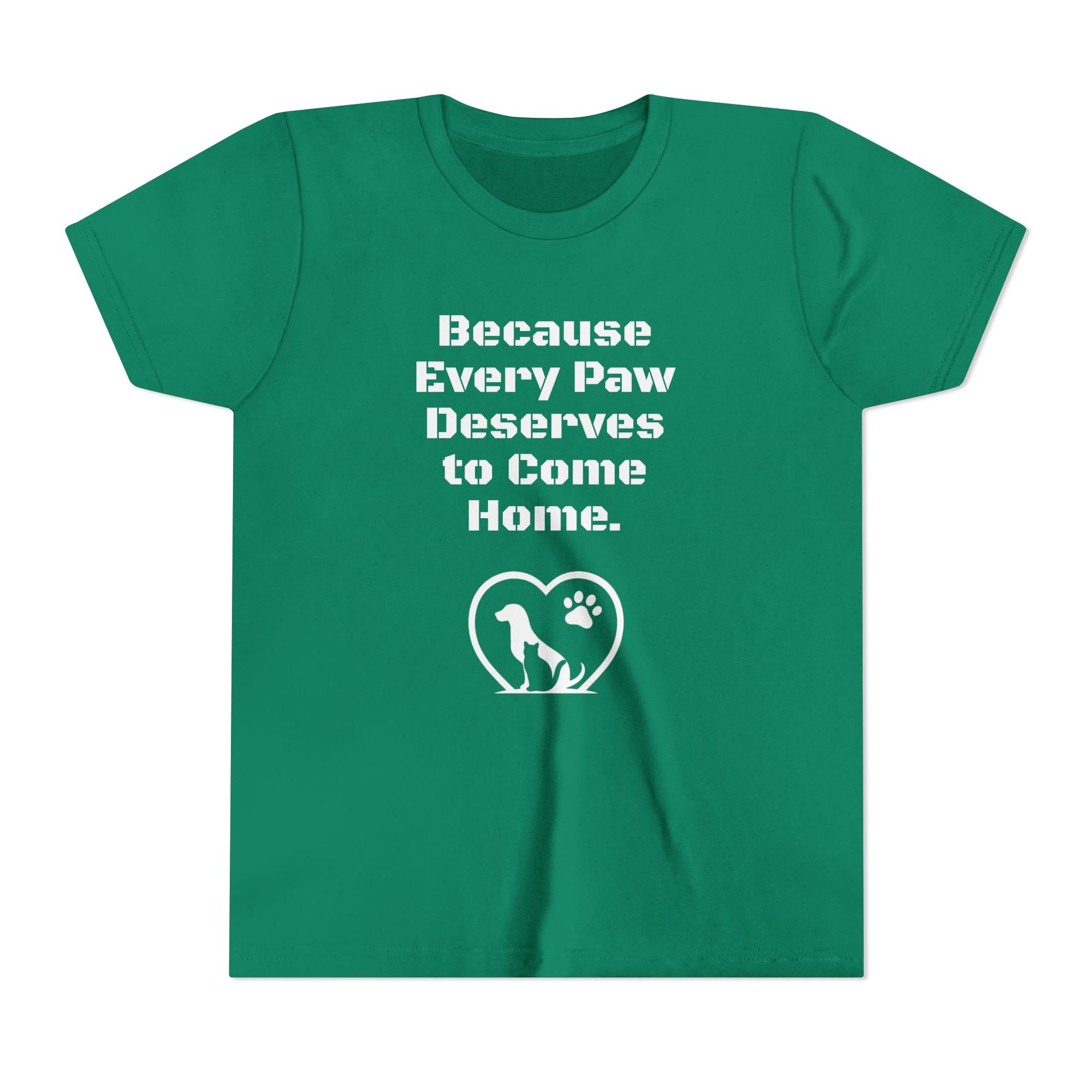 LPDR Youth Tee - Every Paw Deserves to Come Home