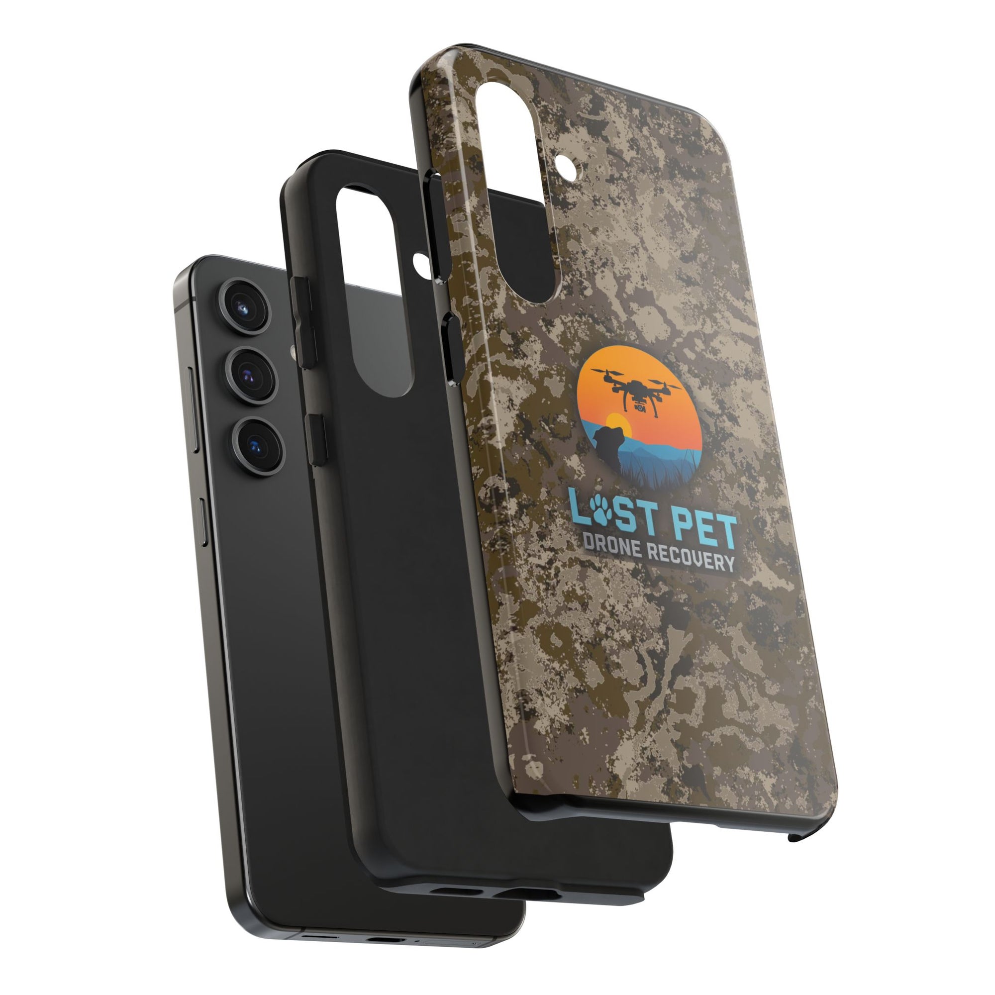 Lost Pet Drone Recovery Phone Case - Camo