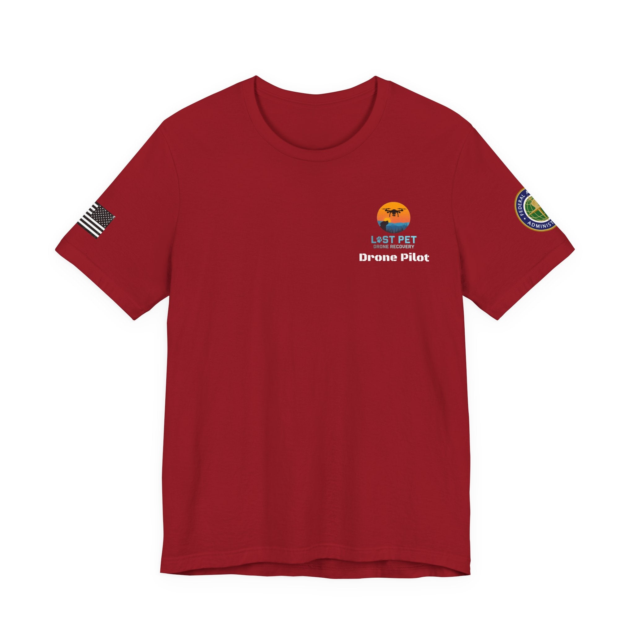 Custom FAA Drone Pilot Tee - LPDR