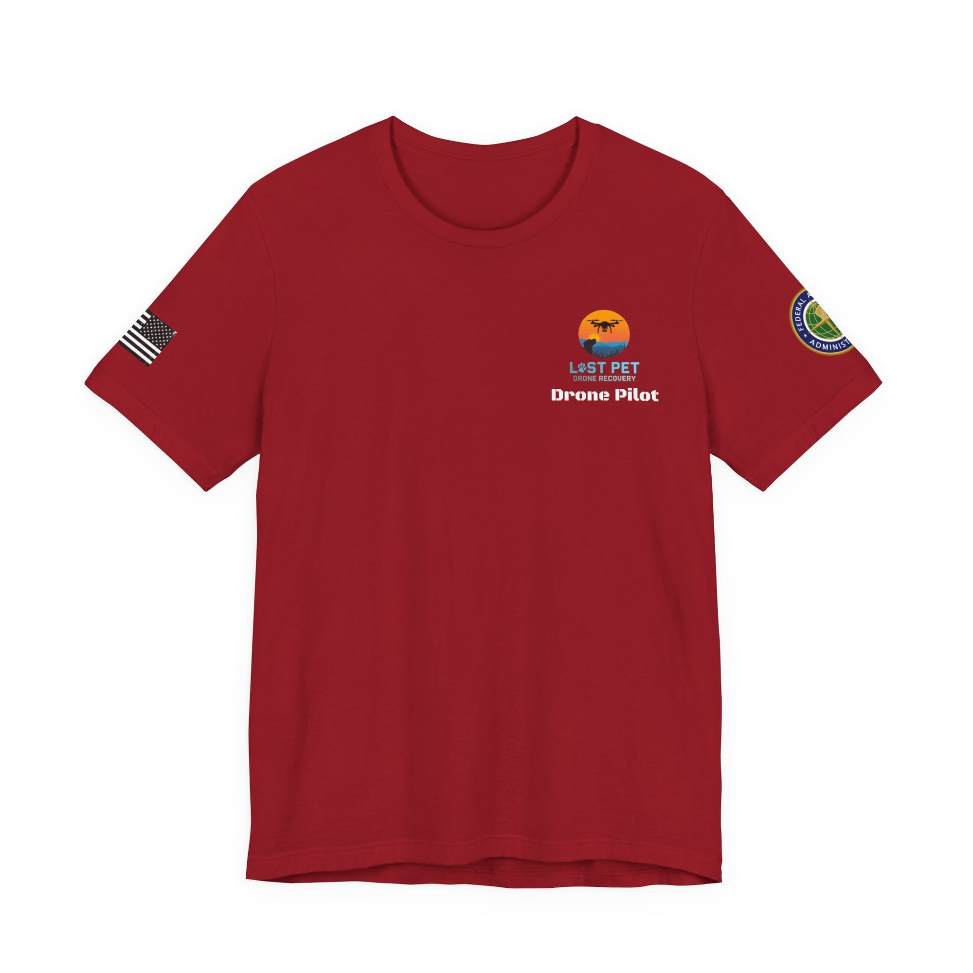 Custom FAA Drone Pilot Tee - LPDR
