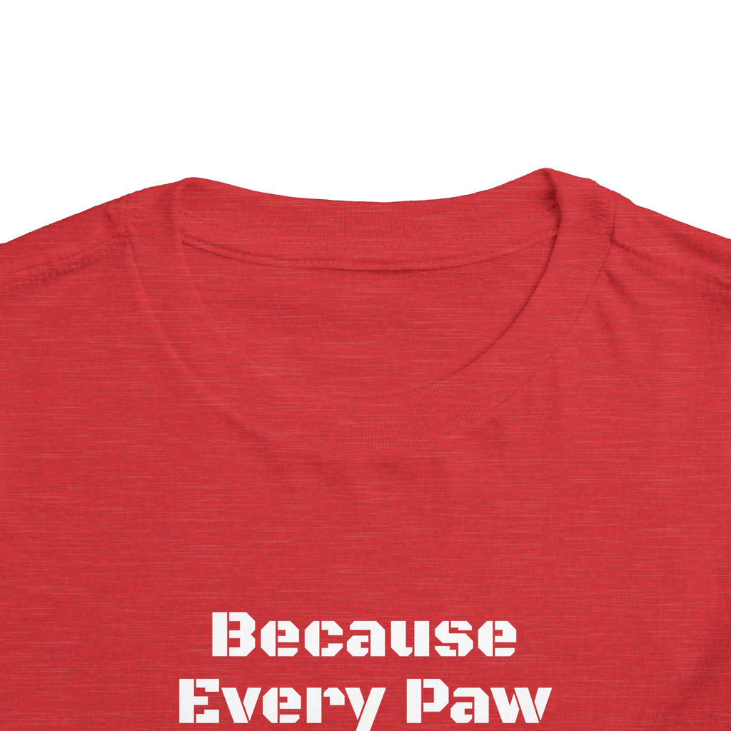LPDR Toddler Tee - Every Paw Deserves to Come Home
