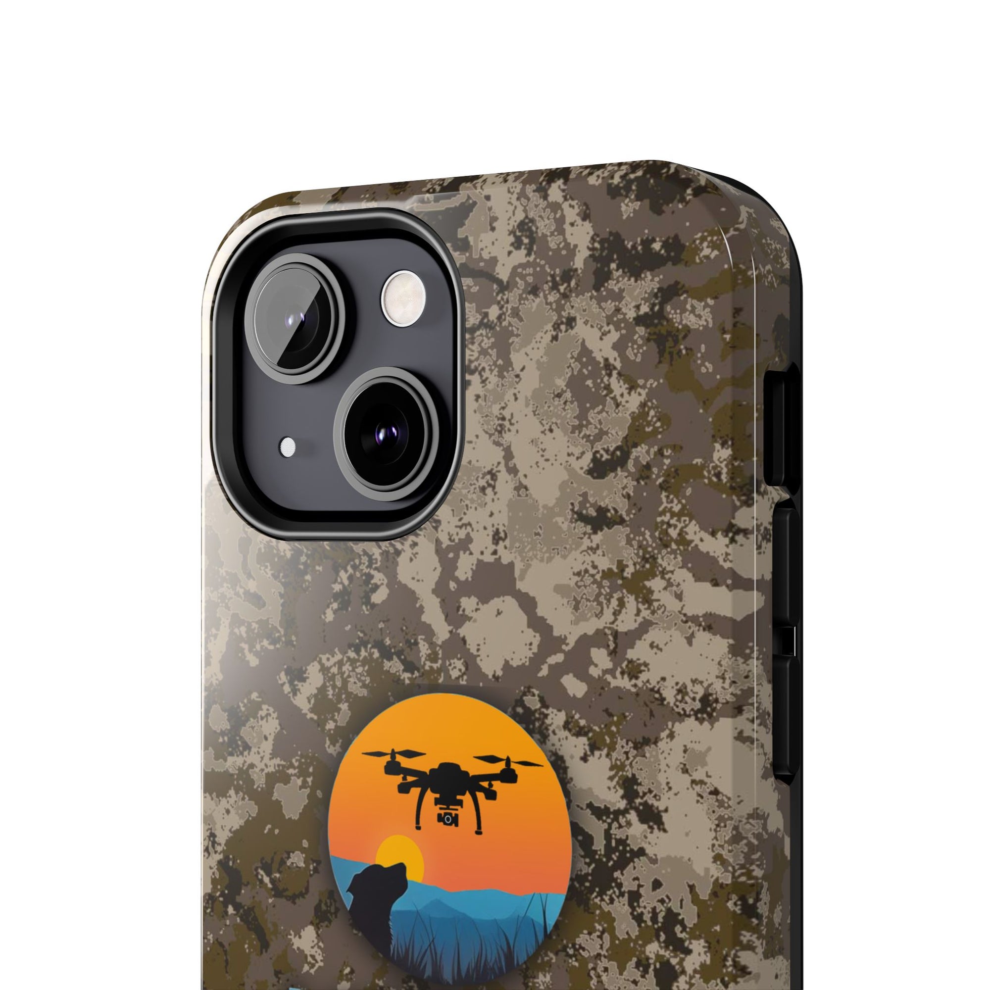 Lost Pet Drone Recovery Phone Case - Camo