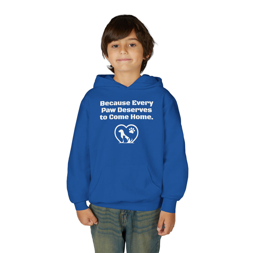 LPDR Hoodie for Youth – Because Every Paw Deserves to Come Home!