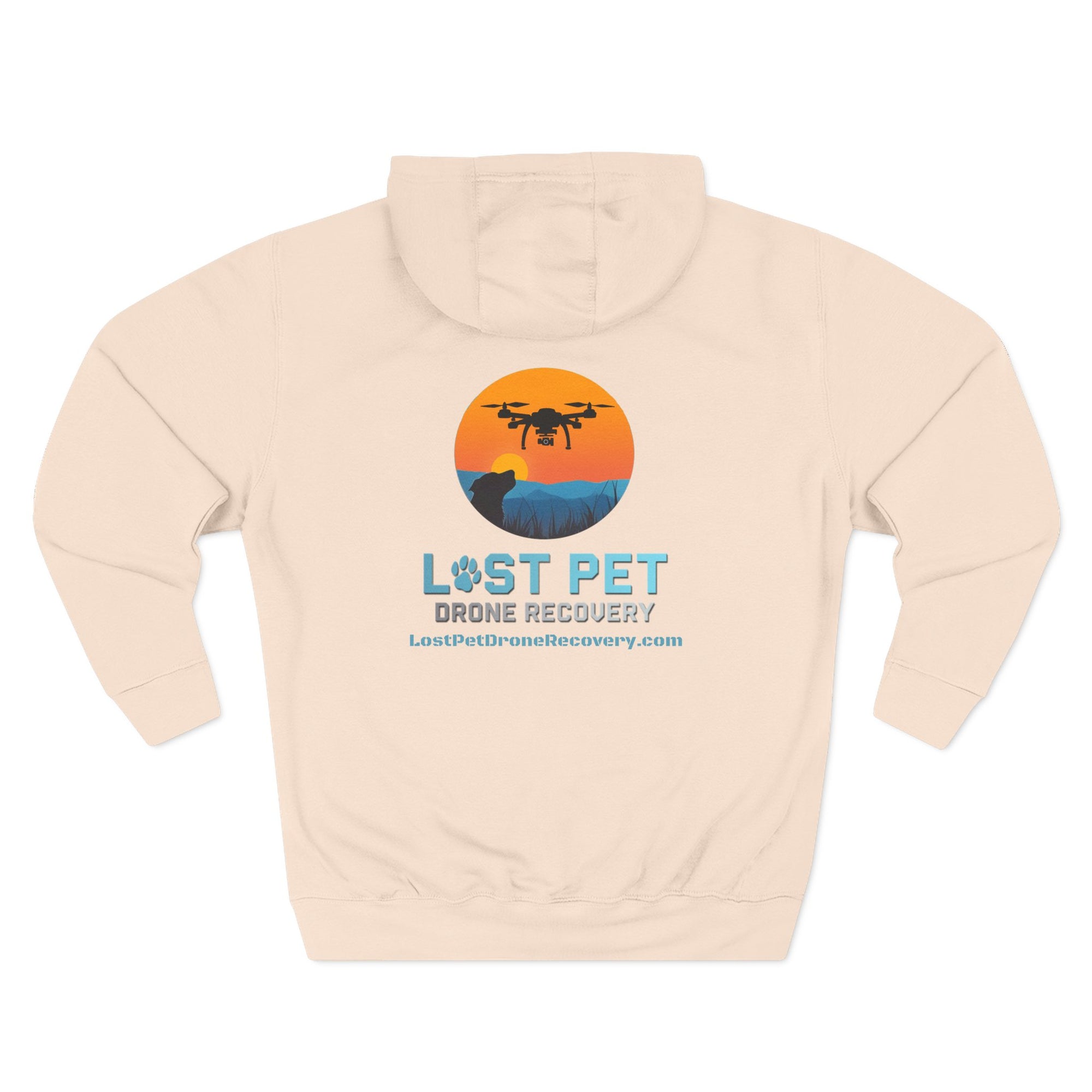 Fleece Hoodie - My Dog is My Valentine - LPDR