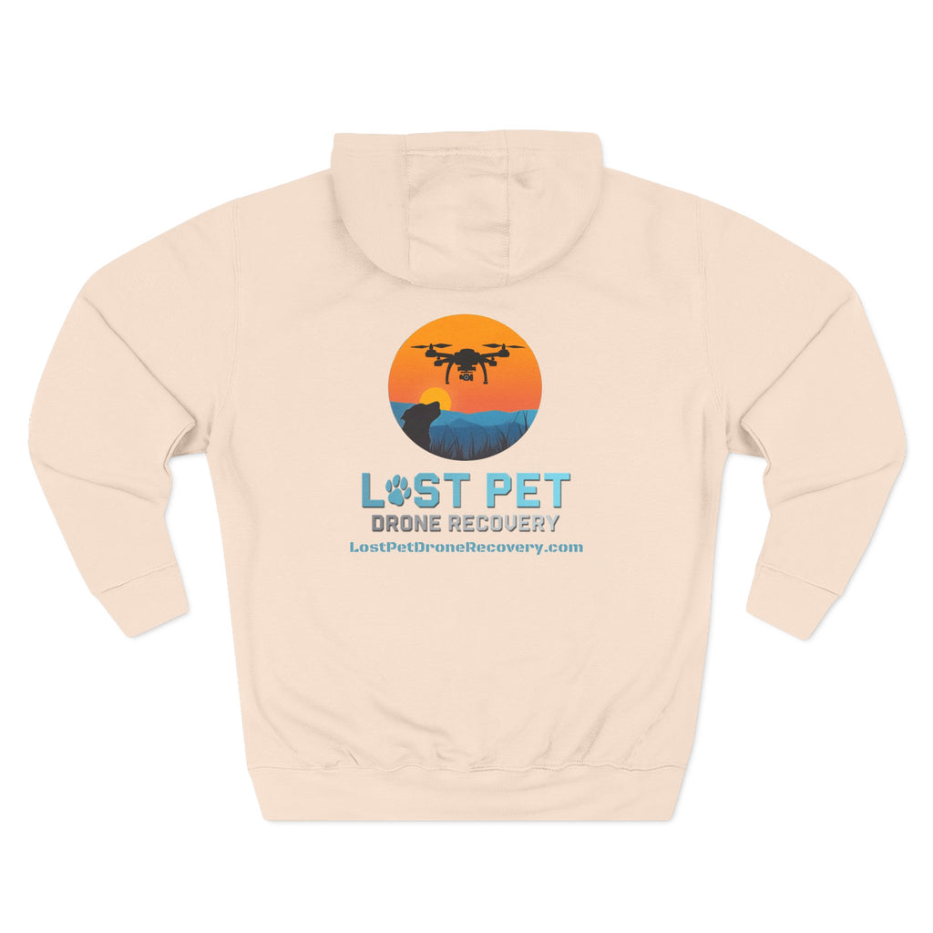 Fleece Hoodie - My Dog is My Valentine - LPDR