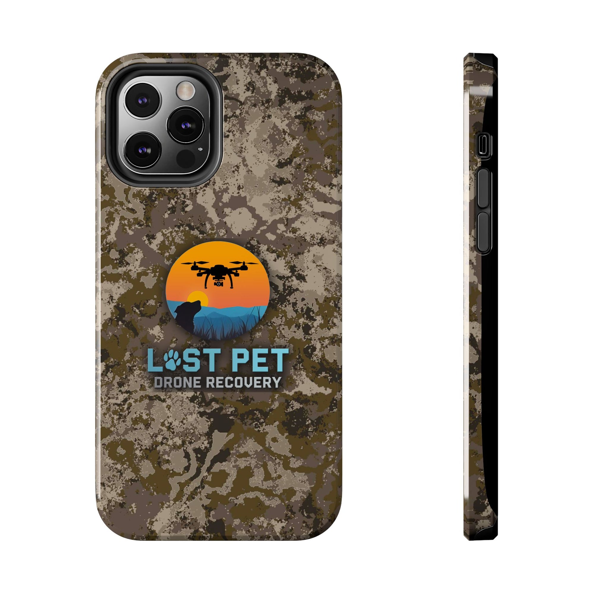 Lost Pet Drone Recovery Phone Case - Camo