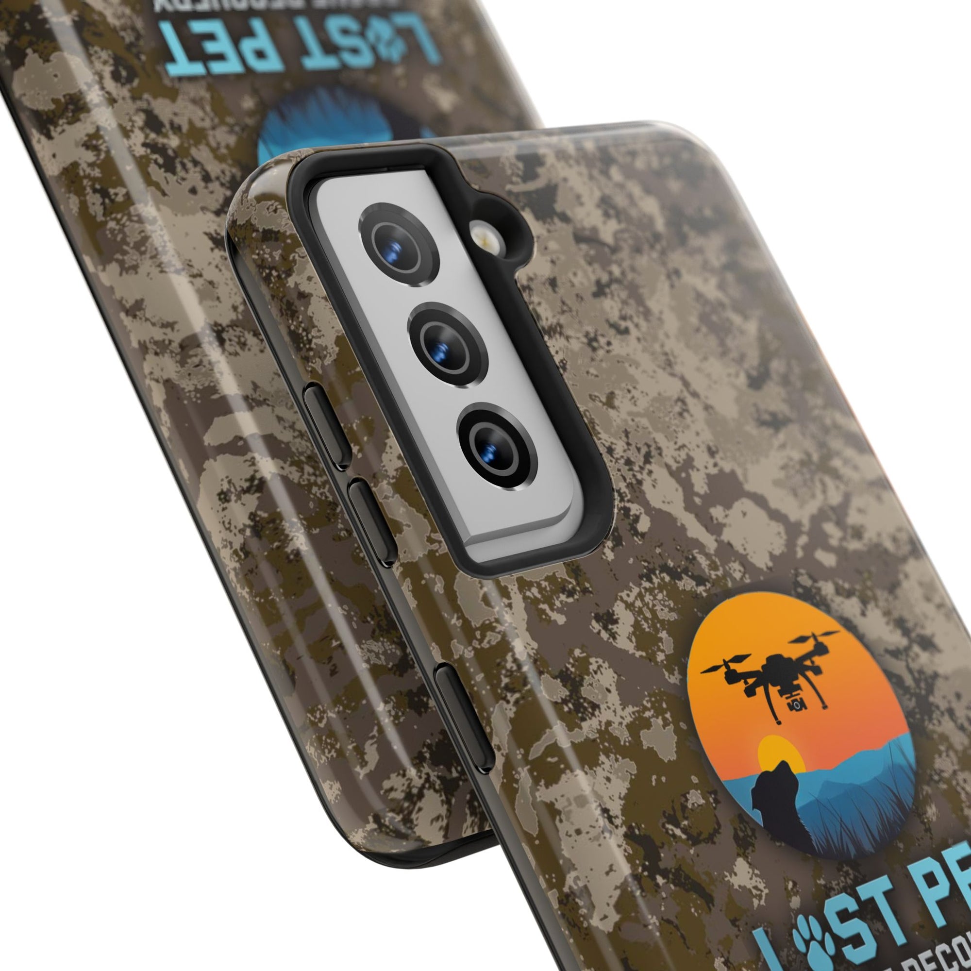 Lost Pet Drone Recovery Phone Case - Camo