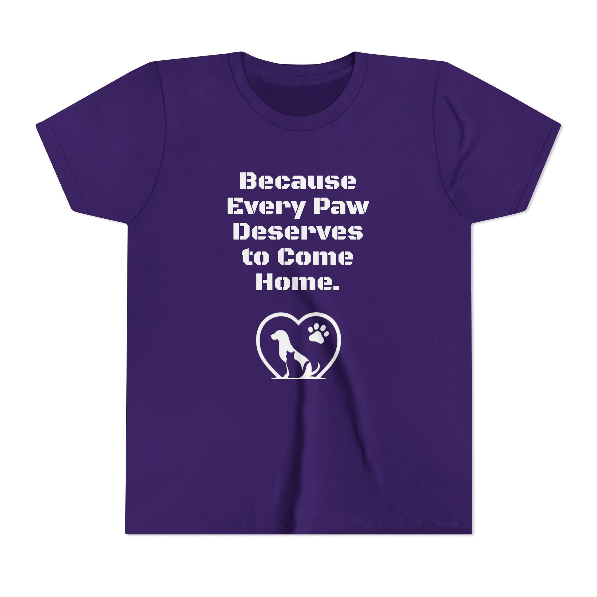 LPDR Youth Tee - Every Paw Deserves to Come Home