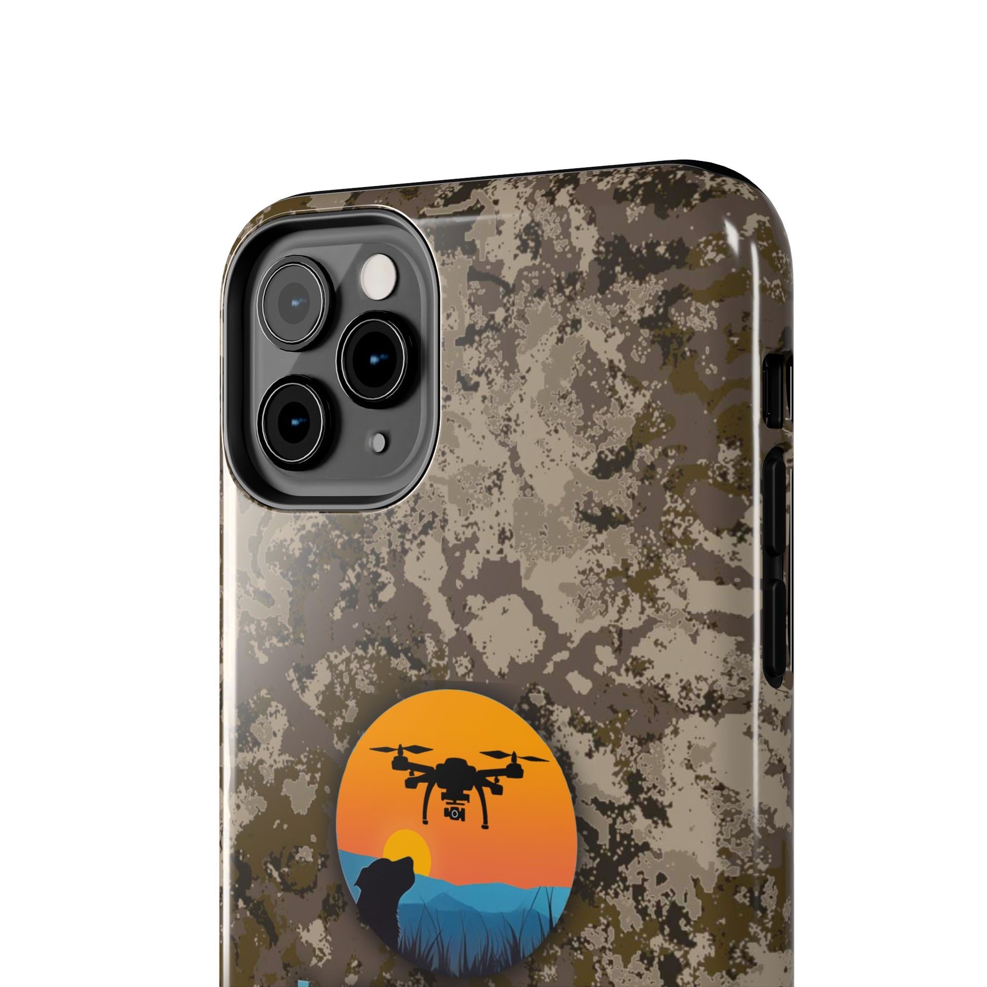 Lost Pet Drone Recovery Phone Case - Camo