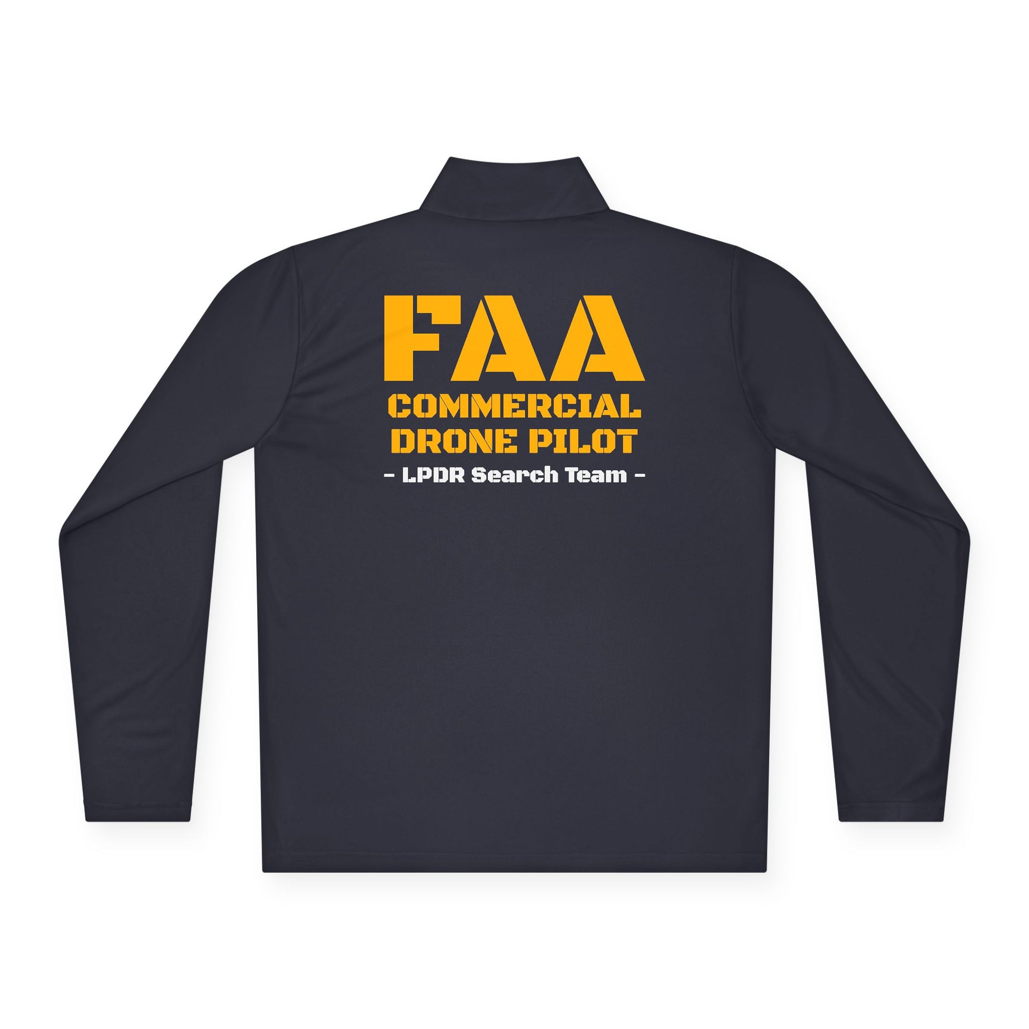 Drone Pilot Quarter-Zip Pullover - FAA LPDR Design