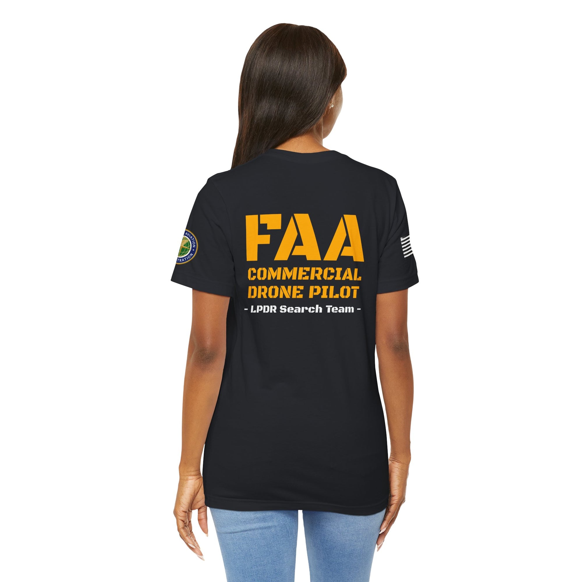 Custom FAA Drone Pilot Tee - LPDR