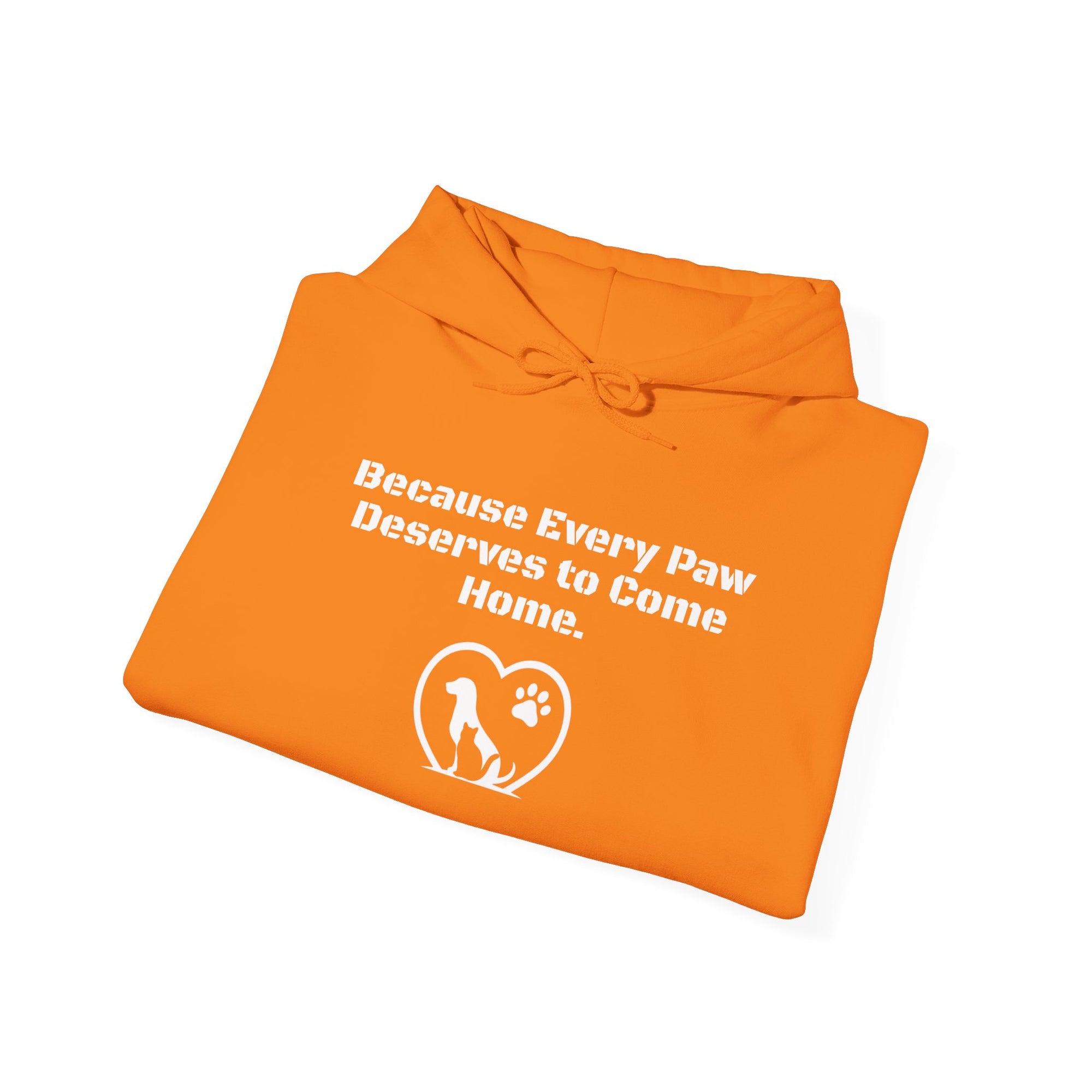 Blaze Orange Lost Pet Recovery Hoodie - Unisex