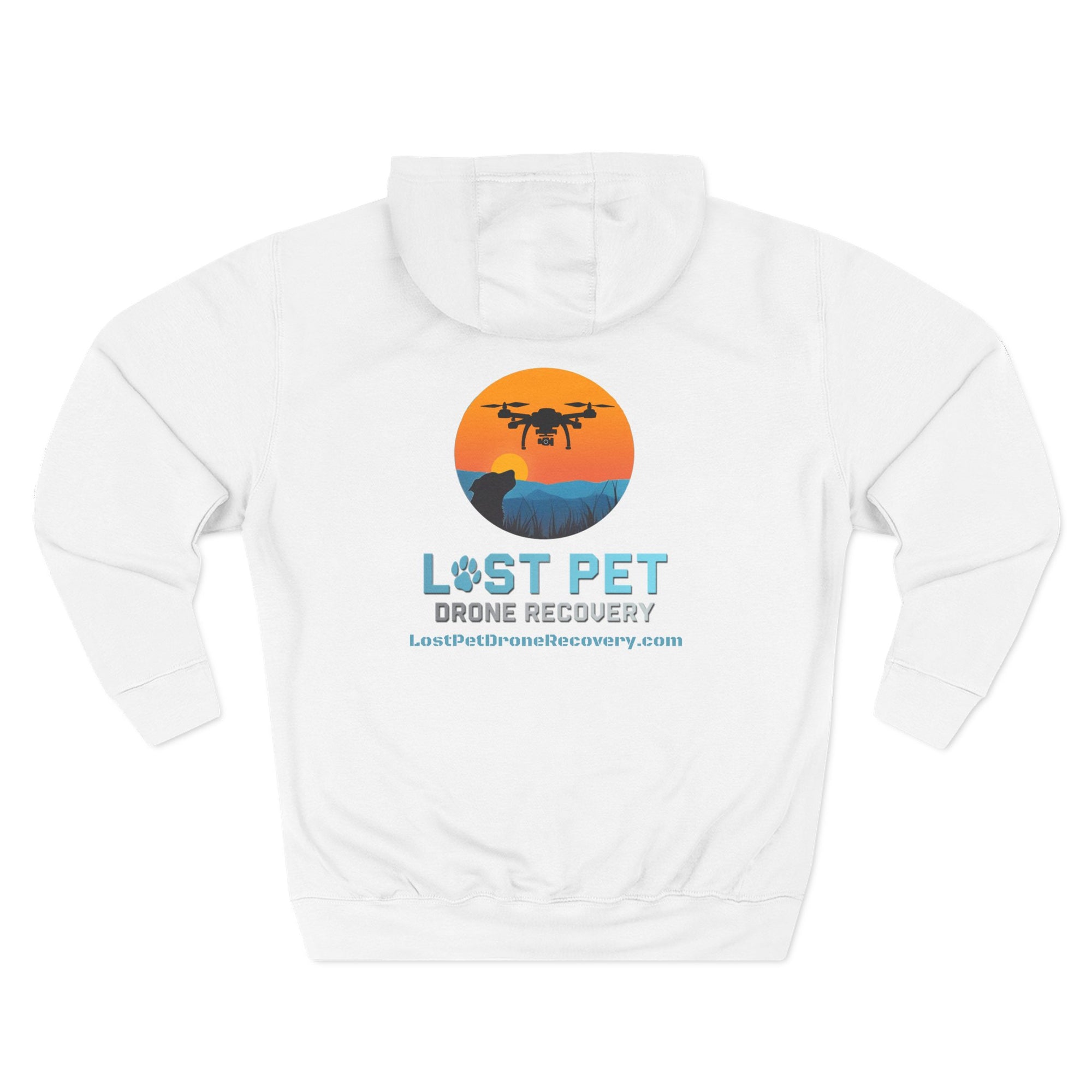 Fleece Hoodie - My Dog is My Valentine - LPDR