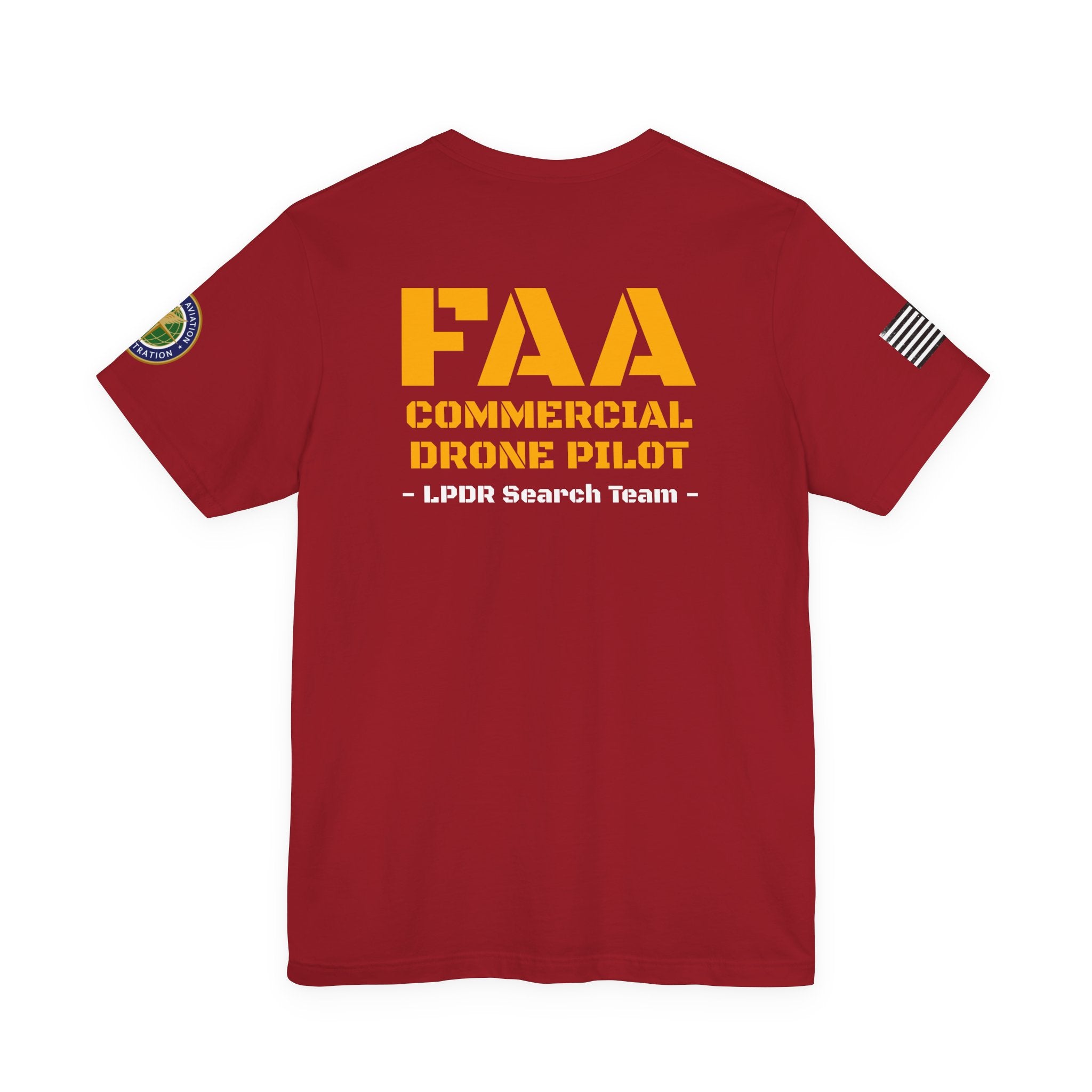 Custom FAA Drone Pilot Tee - LPDR