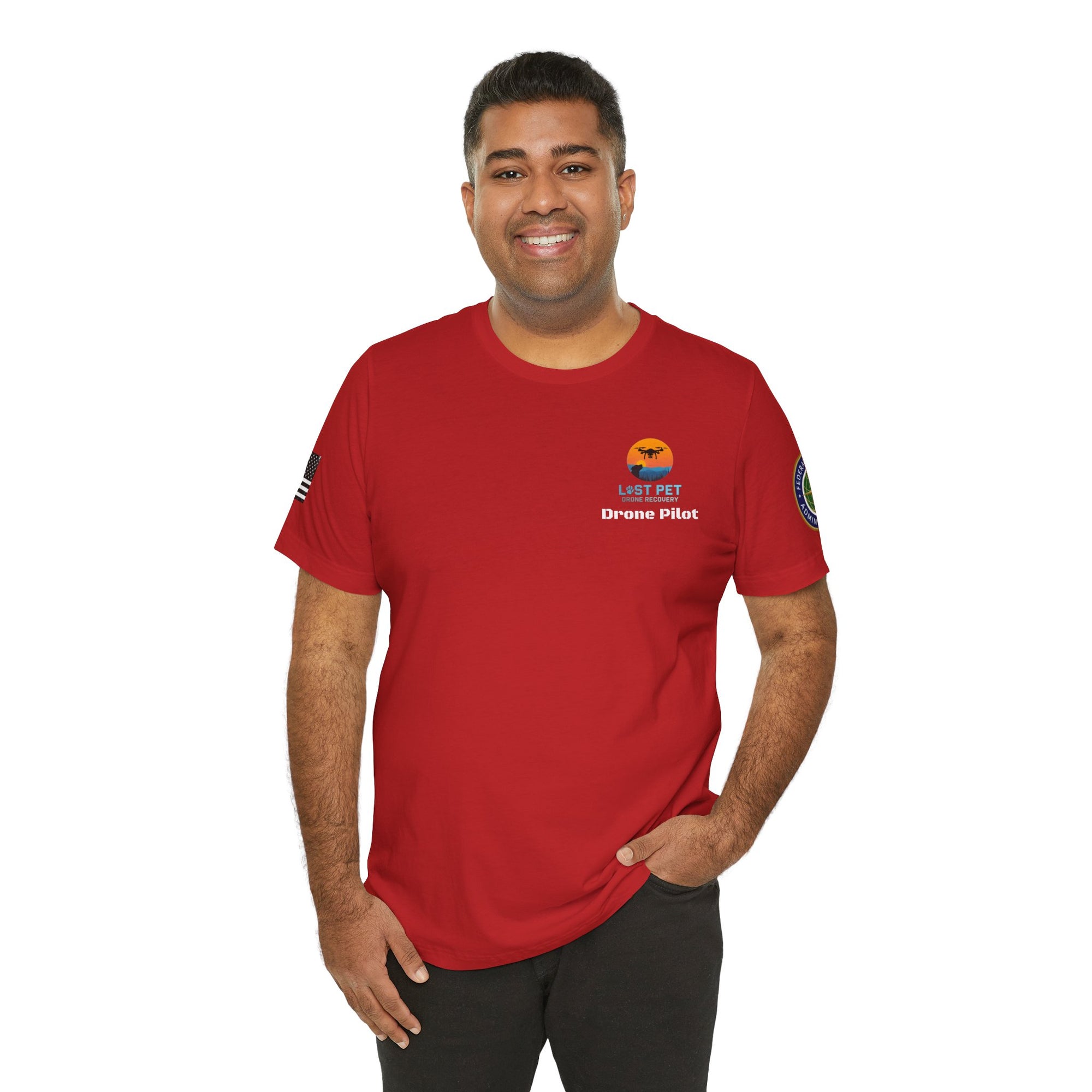 Custom FAA Drone Pilot Tee - LPDR