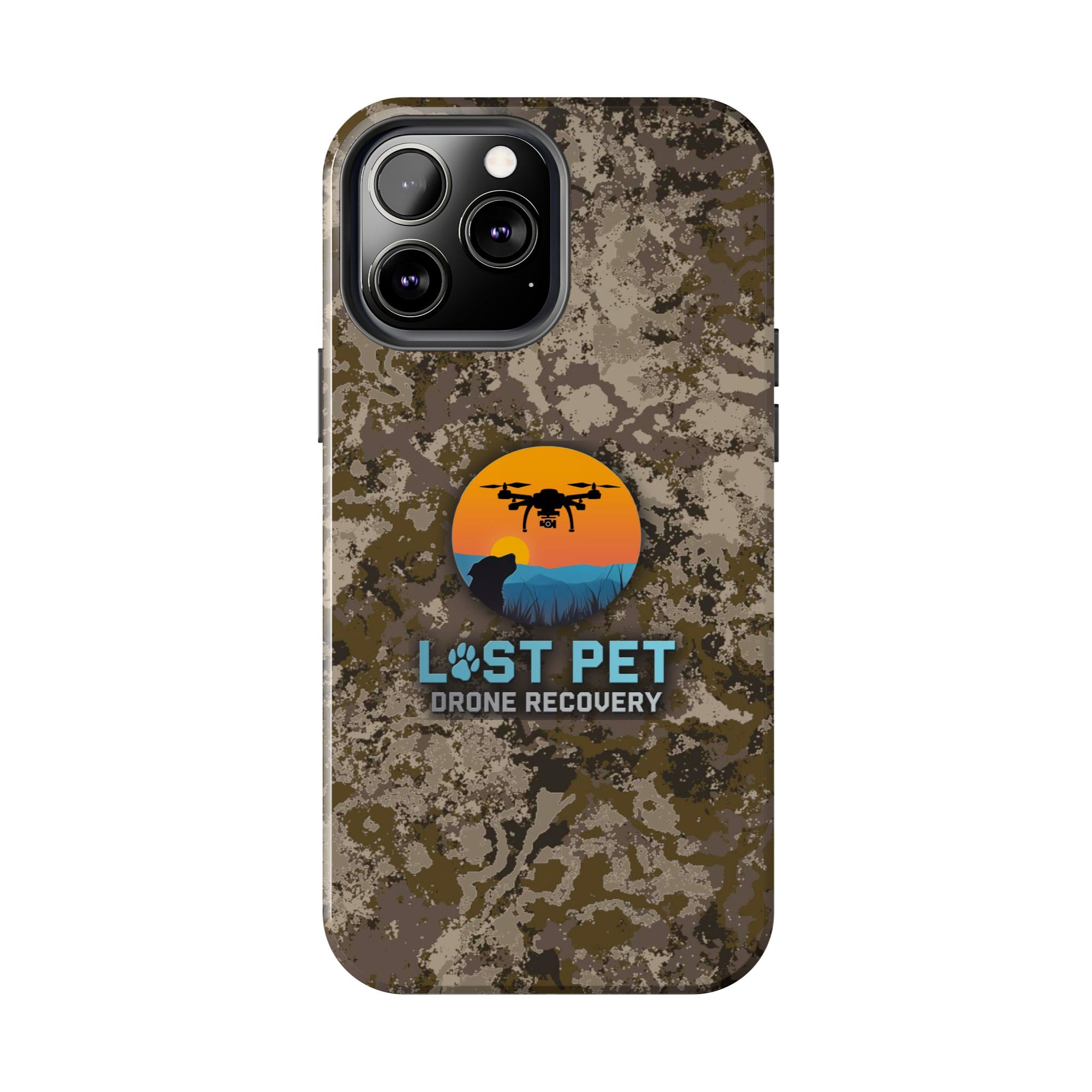 Lost Pet Drone Recovery Phone Case - Camo