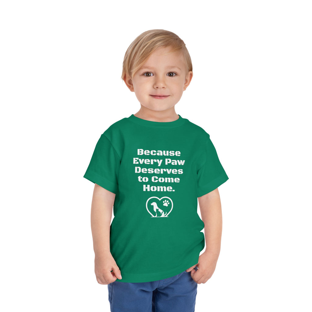 LPDR Toddler Tee - Every Paw Deserves to Come Home