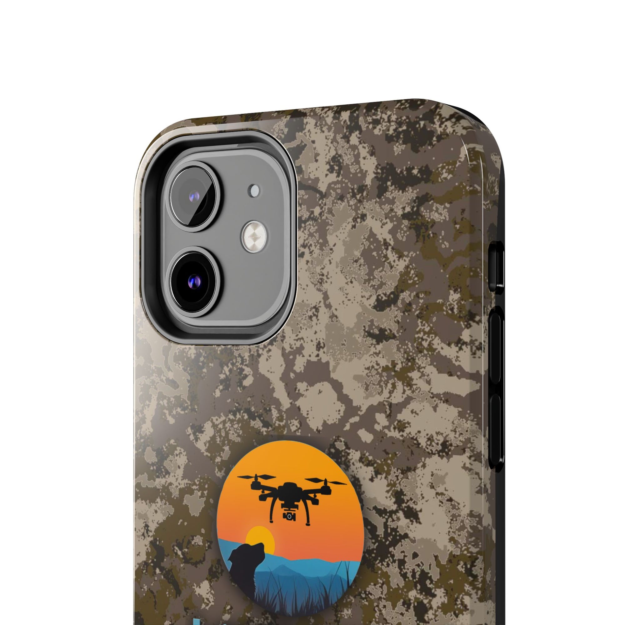 Lost Pet Drone Recovery Phone Case - Camo