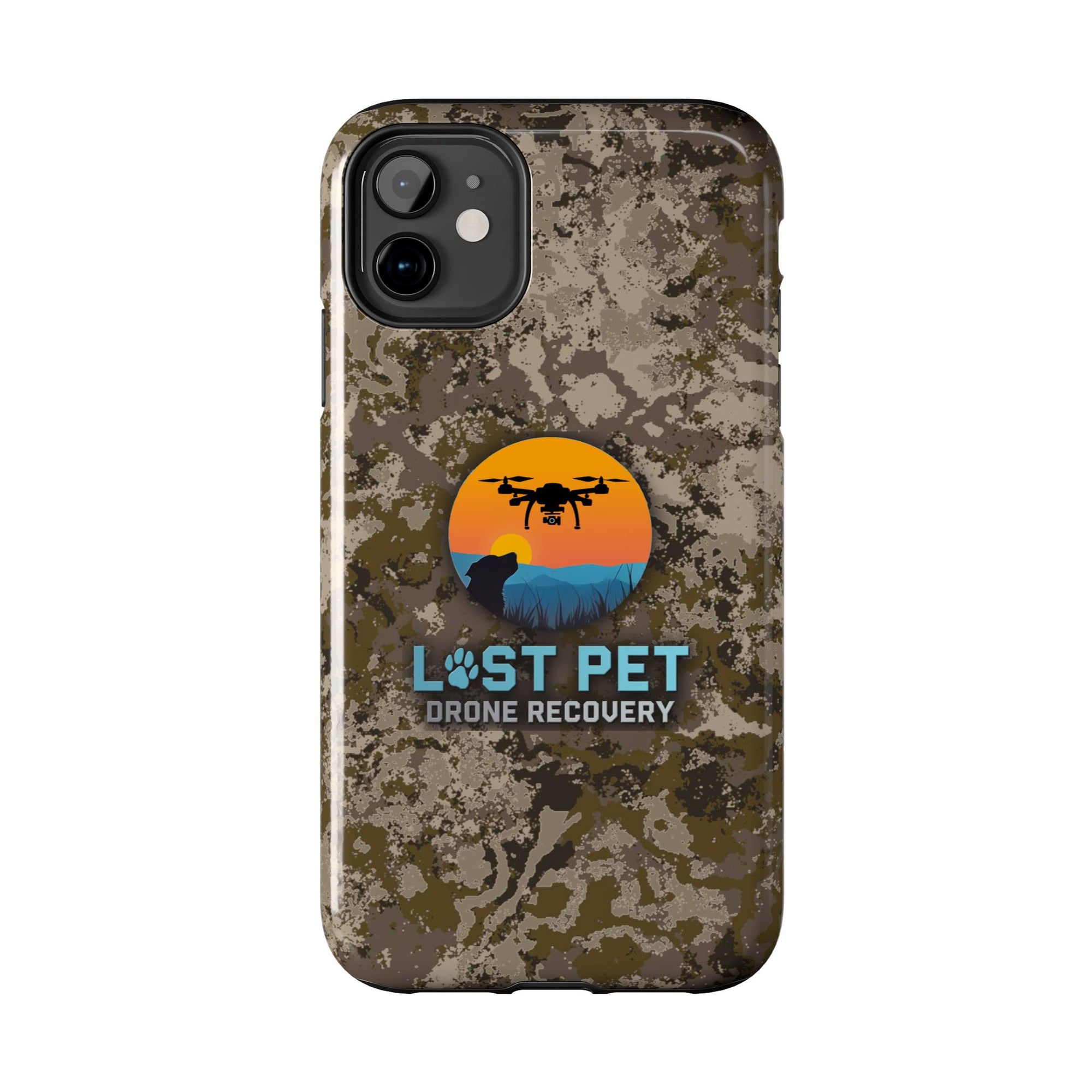 Lost Pet Drone Recovery Phone Case - Camo
