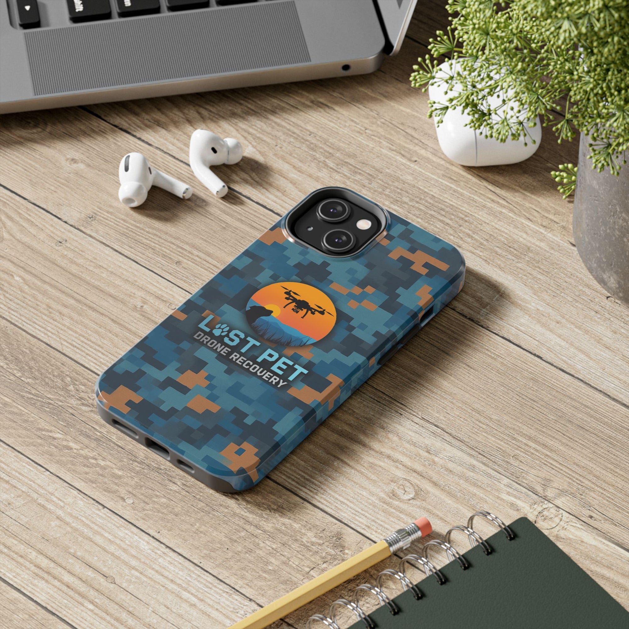 Lost Pet Drone Recovery Phone Case - *Signature LPDR Brand Camo*