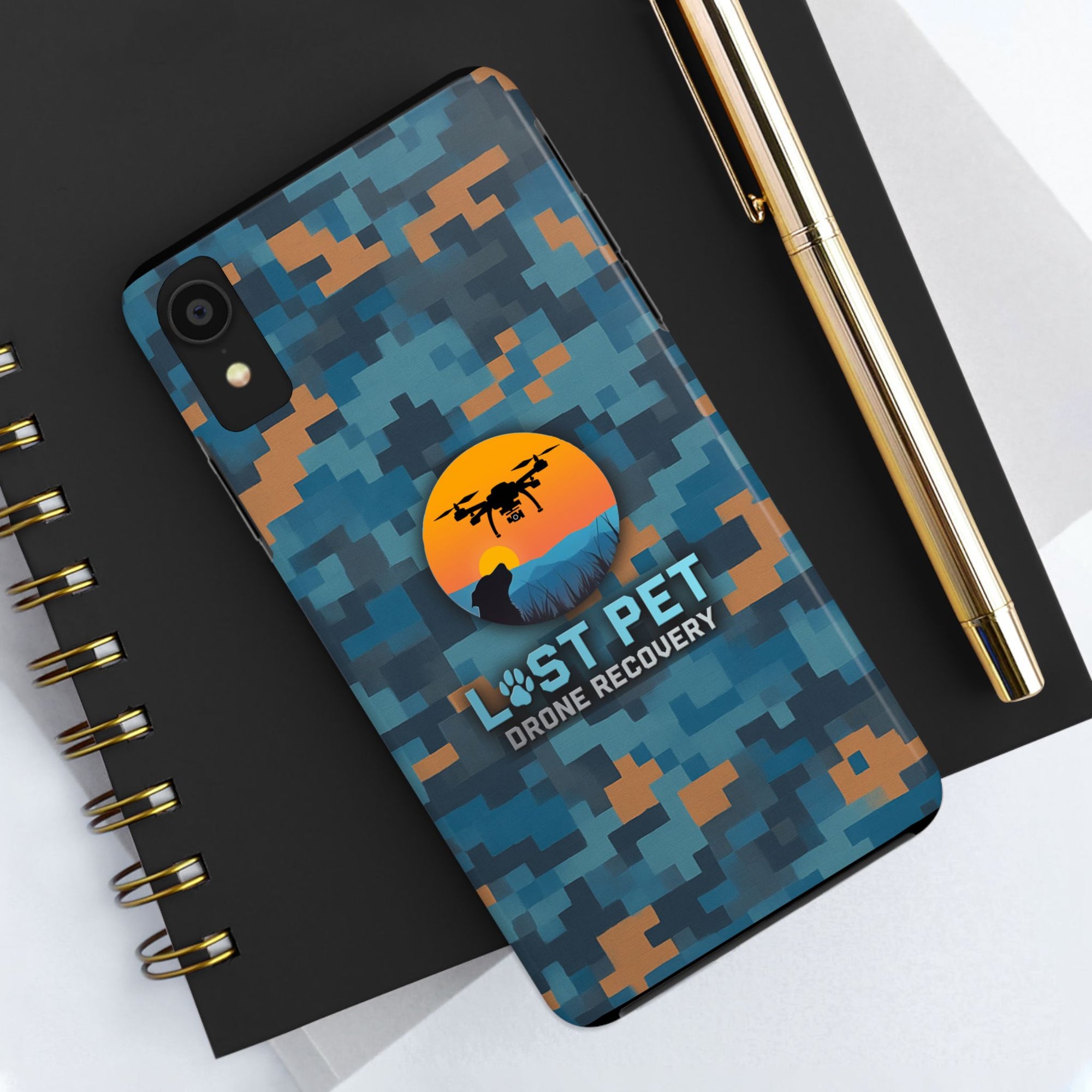 Lost Pet Drone Recovery Phone Case - *Signature LPDR Brand Camo*