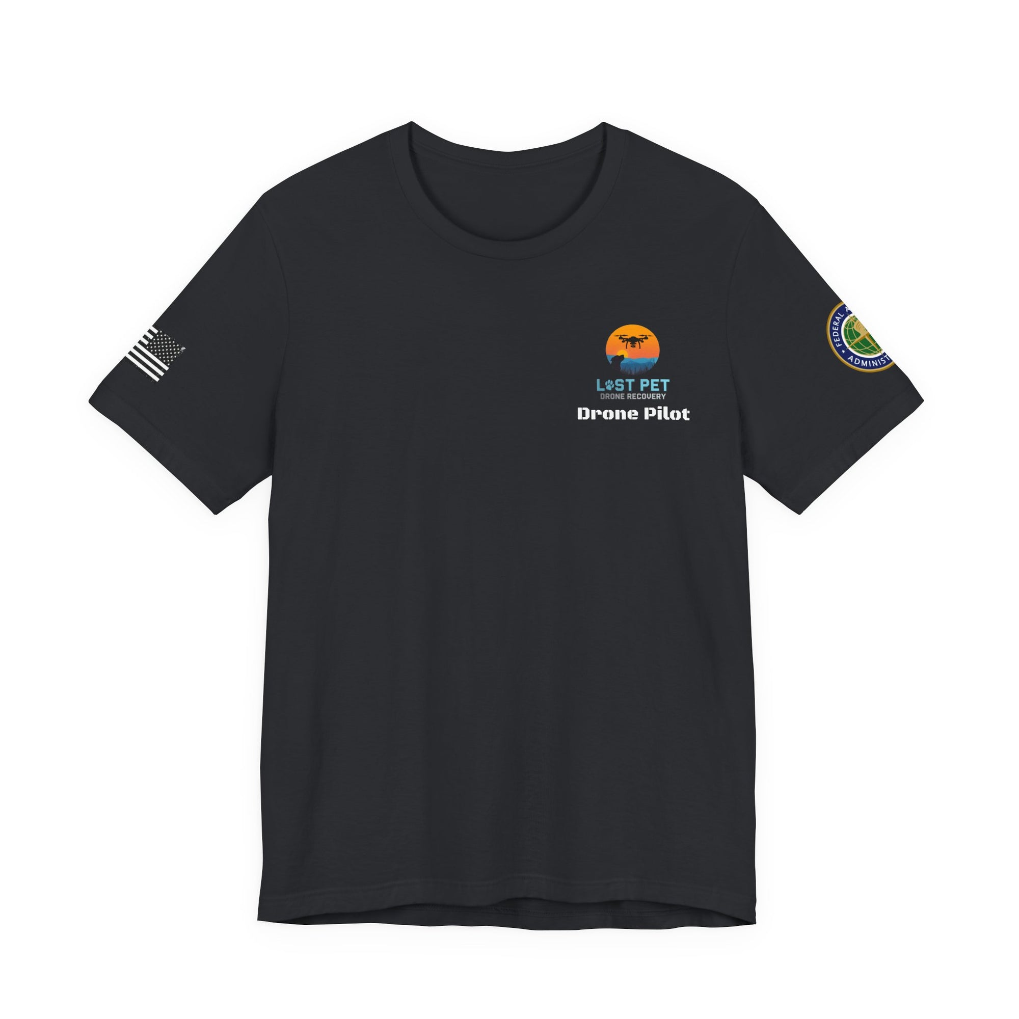 Custom FAA Drone Pilot Tee - LPDR