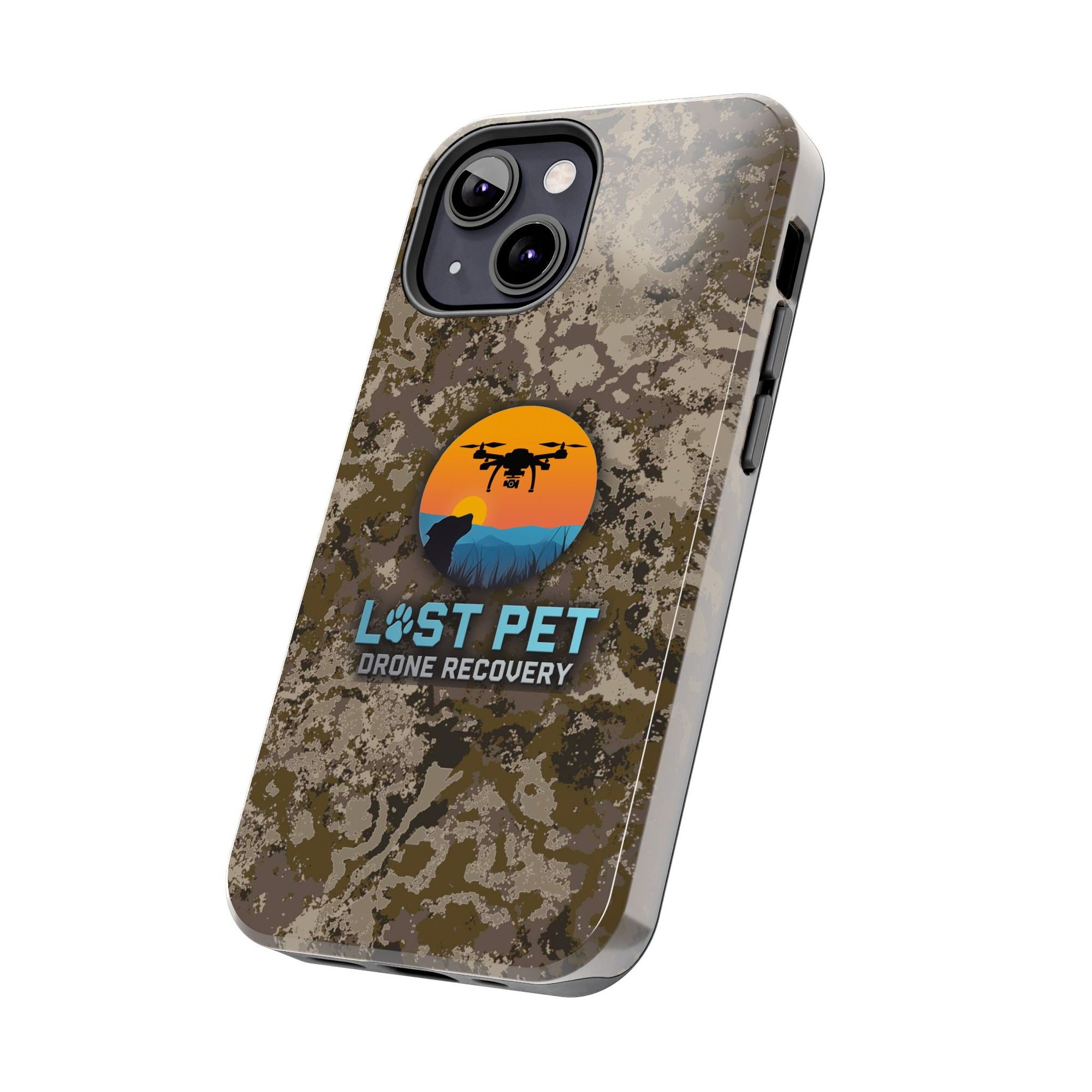 Lost Pet Drone Recovery Phone Case - Camo