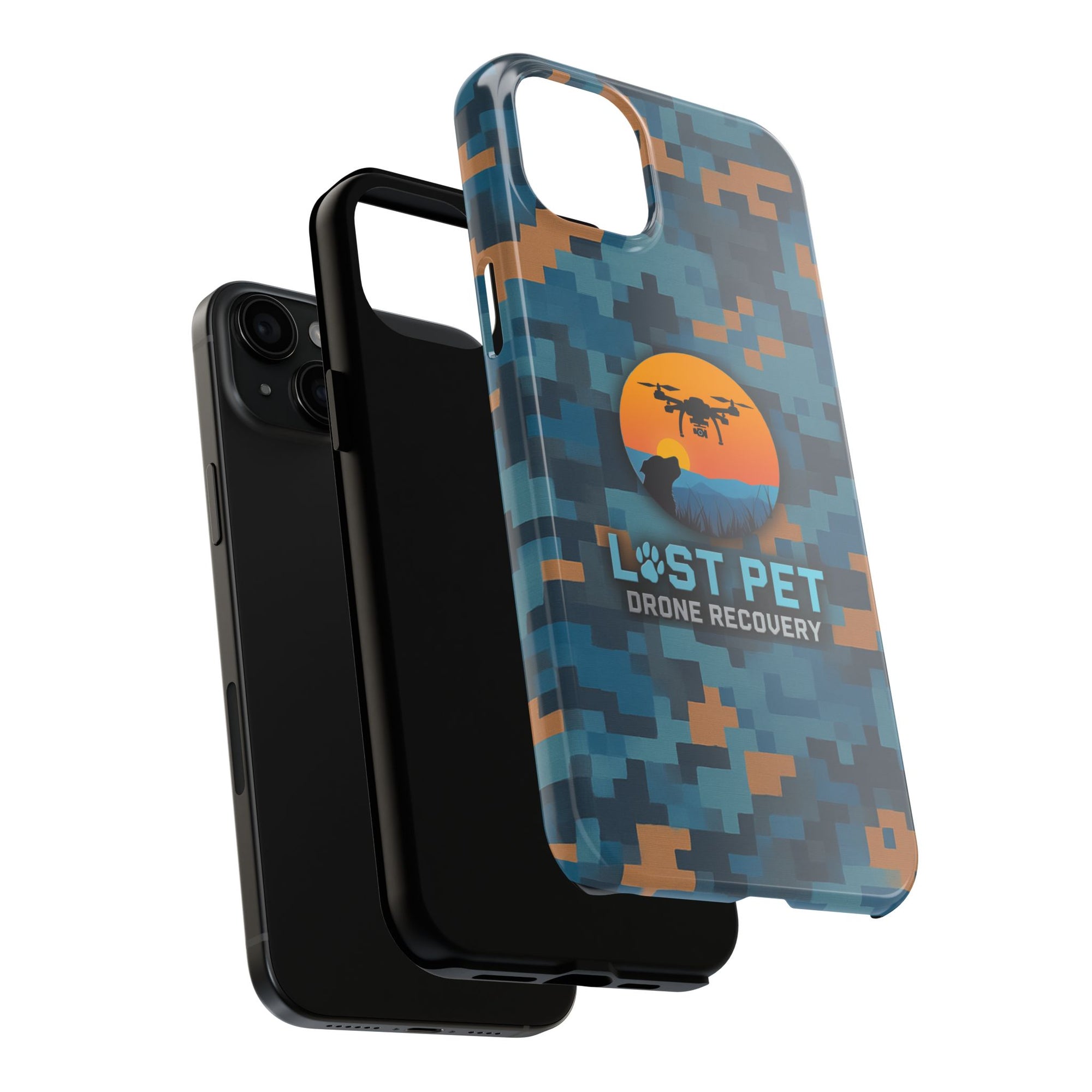 Lost Pet Drone Recovery Phone Case - *Signature LPDR Brand Camo*
