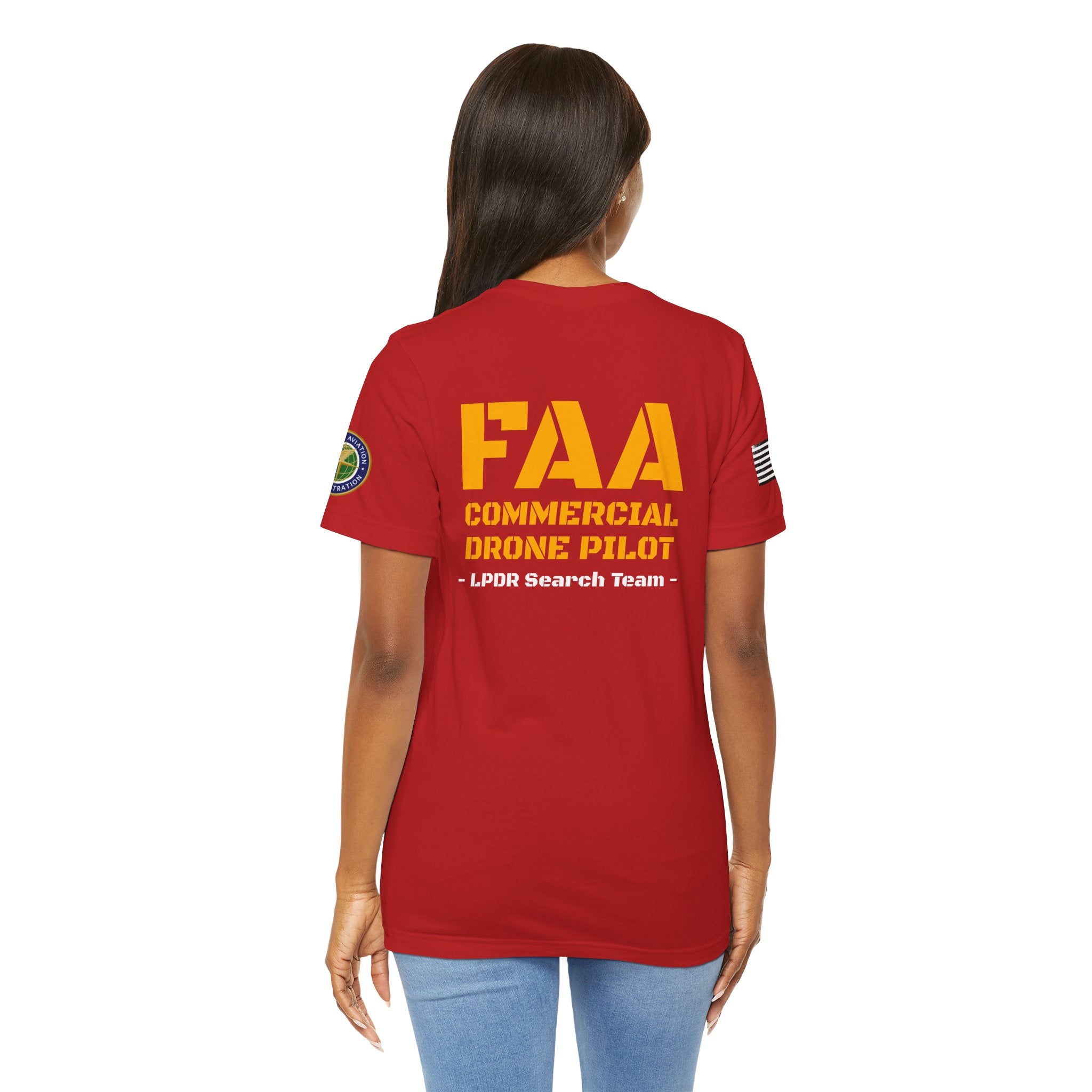 Custom FAA Drone Pilot Tee - LPDR