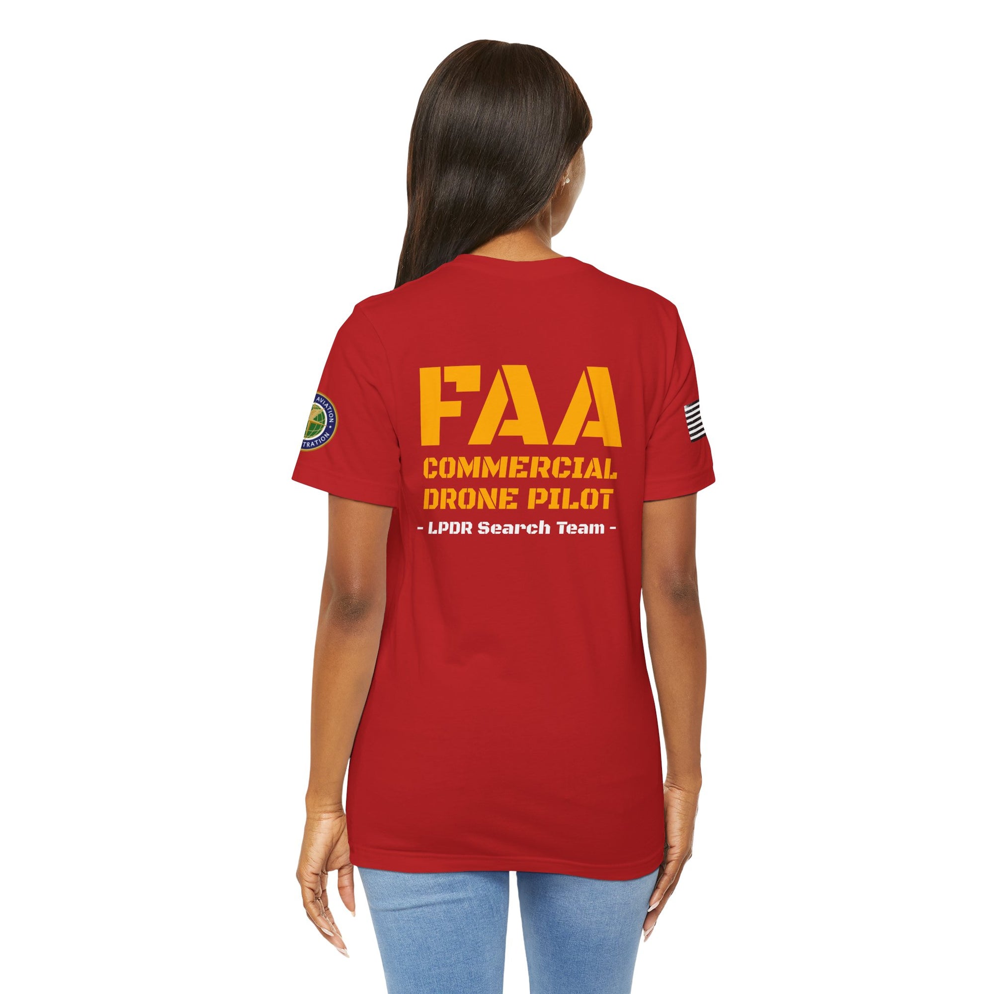 Custom FAA Drone Pilot Tee - LPDR