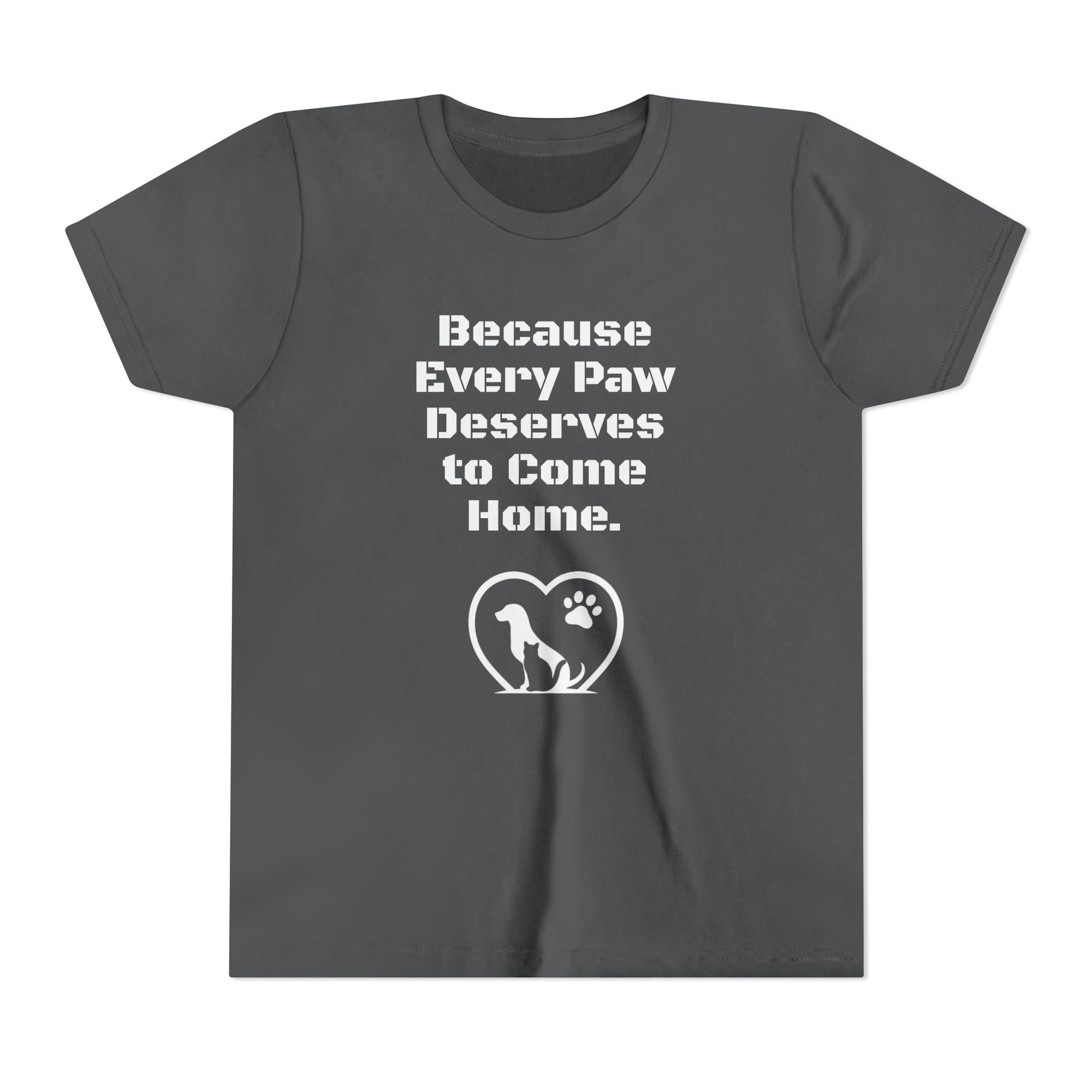 LPDR Youth Tee - Every Paw Deserves to Come Home