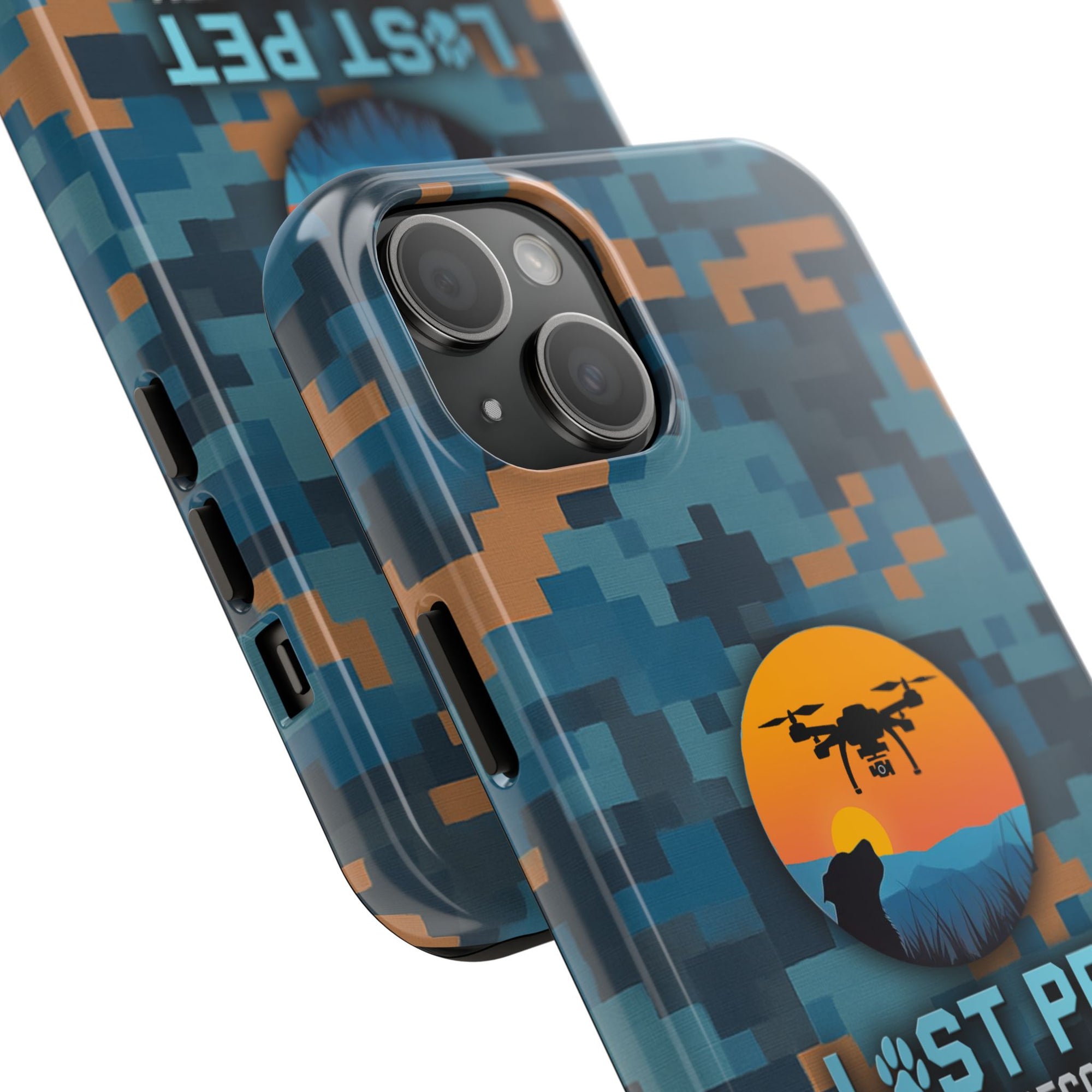 Lost Pet Drone Recovery Phone Case - *Signature LPDR Brand Camo*