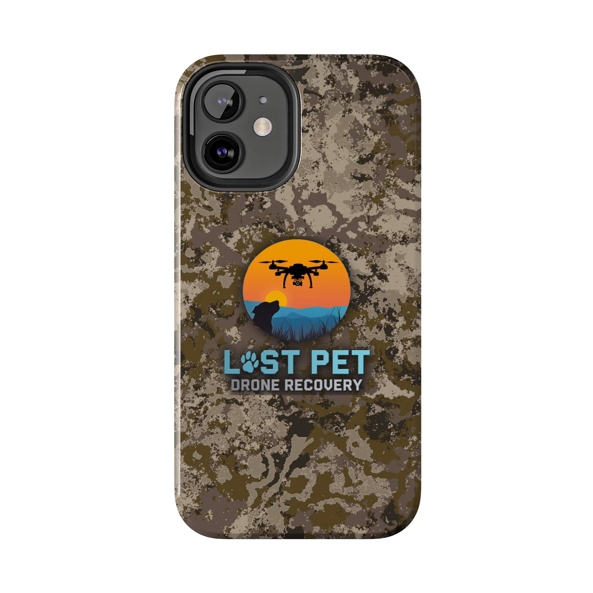 Lost Pet Drone Recovery Phone Case - Camo