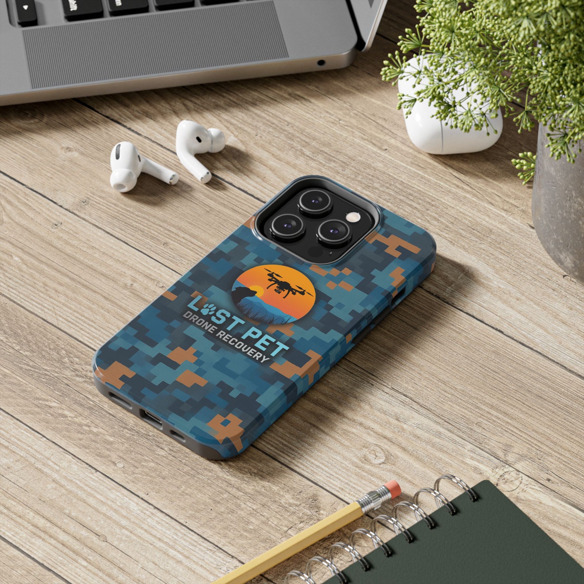 Lost Pet Drone Recovery Phone Case - *Signature LPDR Brand Camo*