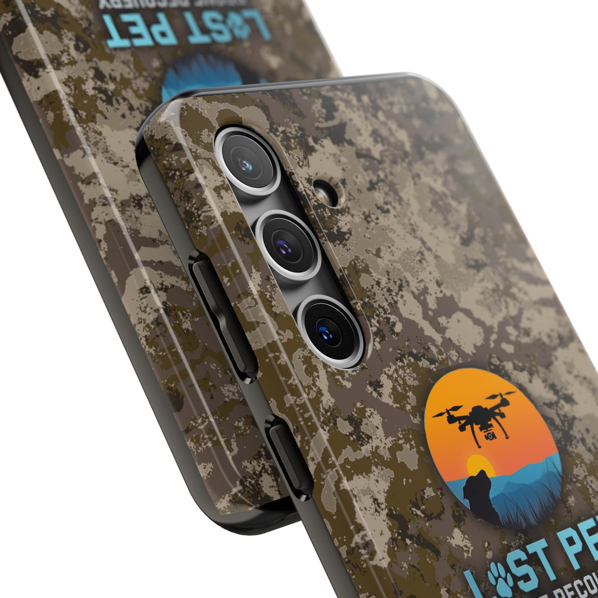 Lost Pet Drone Recovery Phone Case - Camo